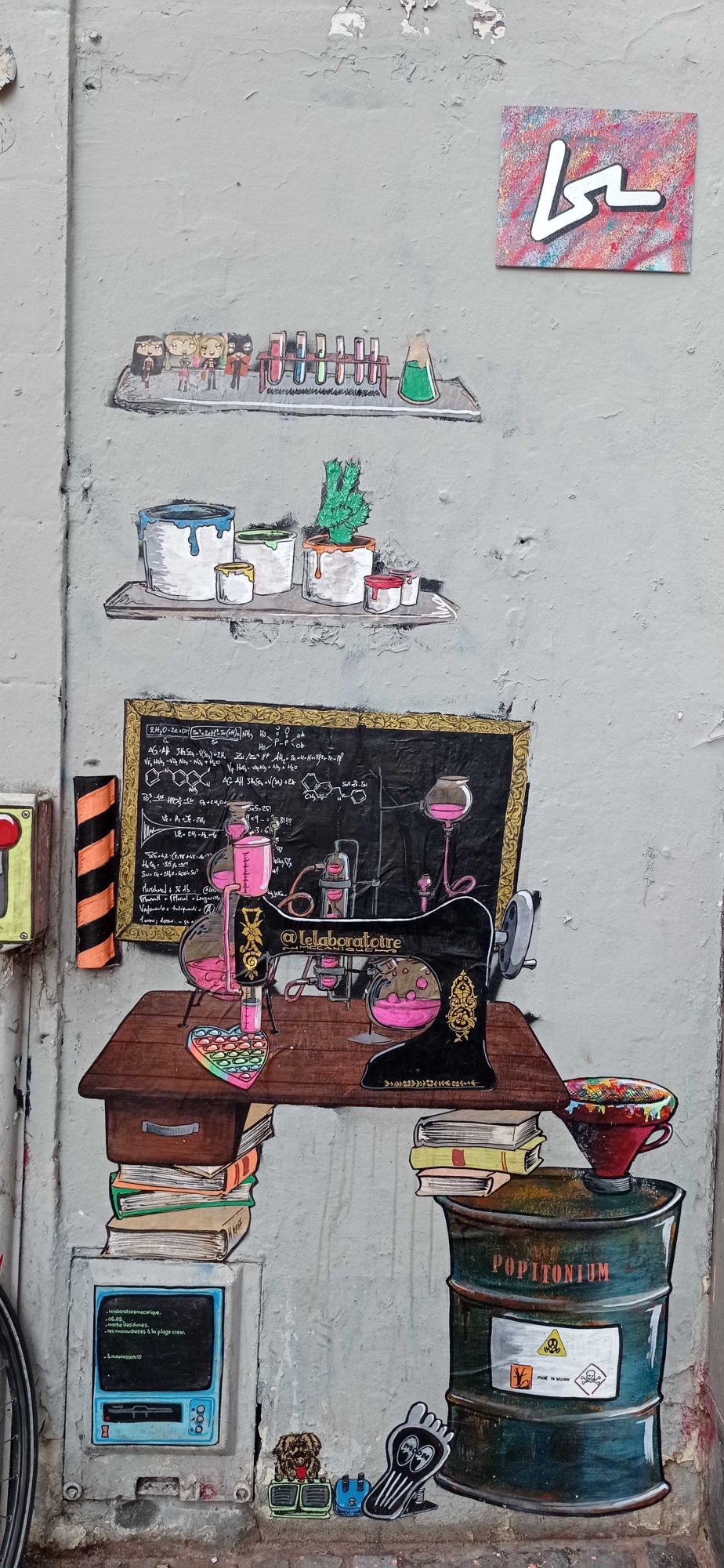 Le laboratoire mécanique à Lille — Street art à Lille
