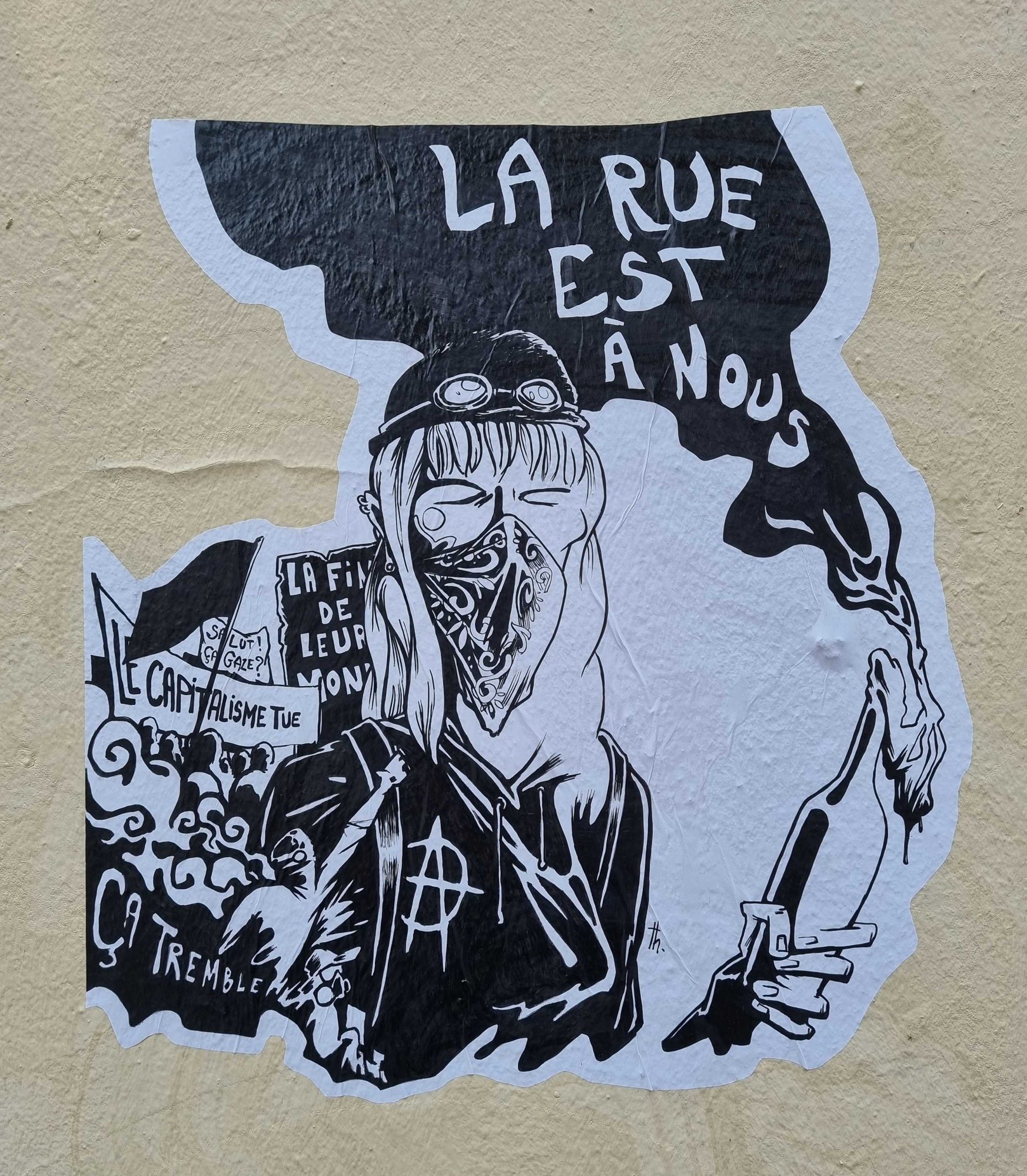 The Street is Ours, Militant Tract — Street art in Strasbourg