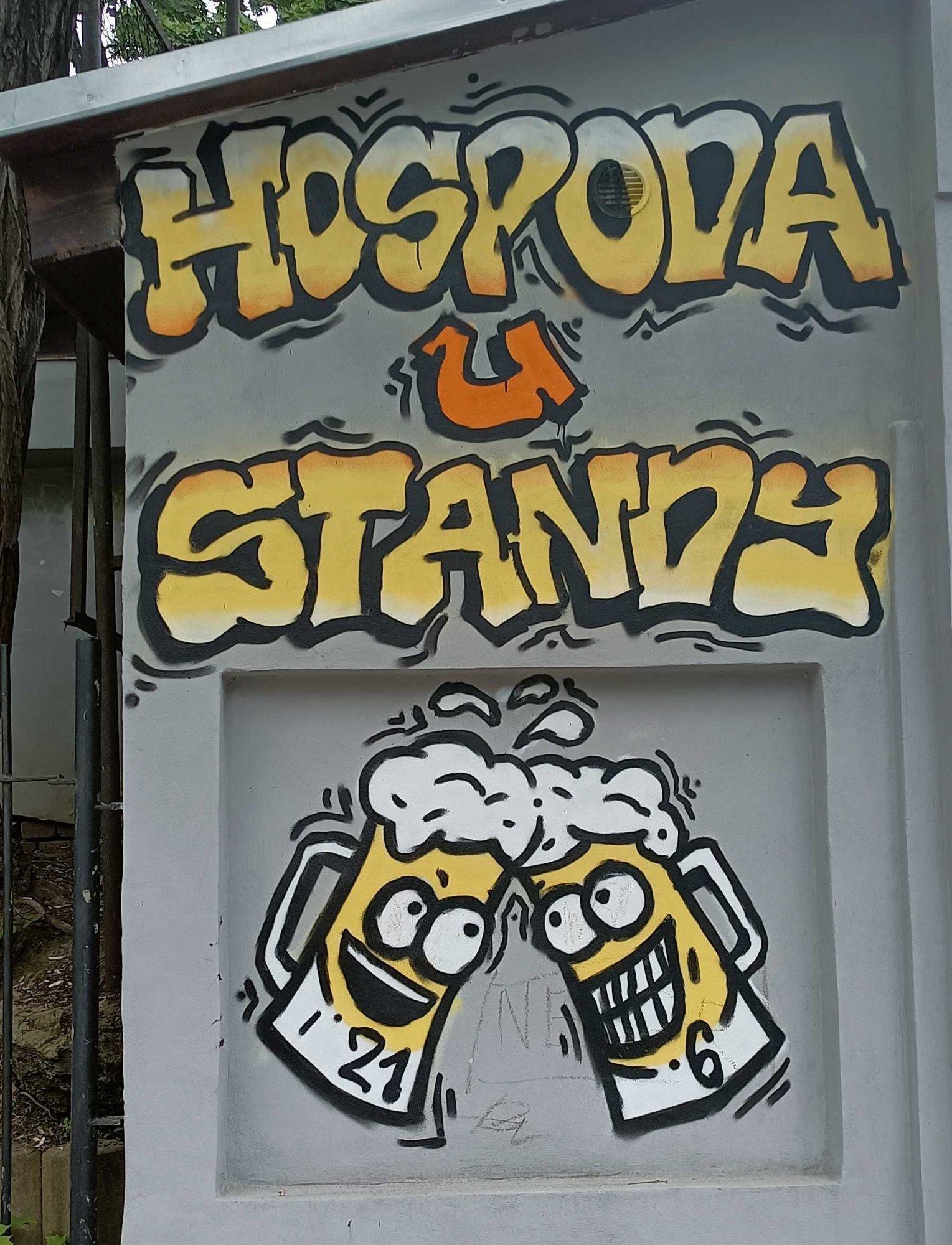 Hospoda u Standy — Street art à Prague