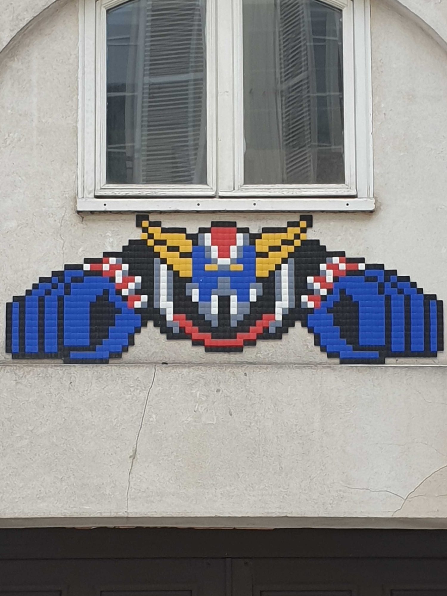 Goldorak Grendizer — Street art by Zigom in Paris