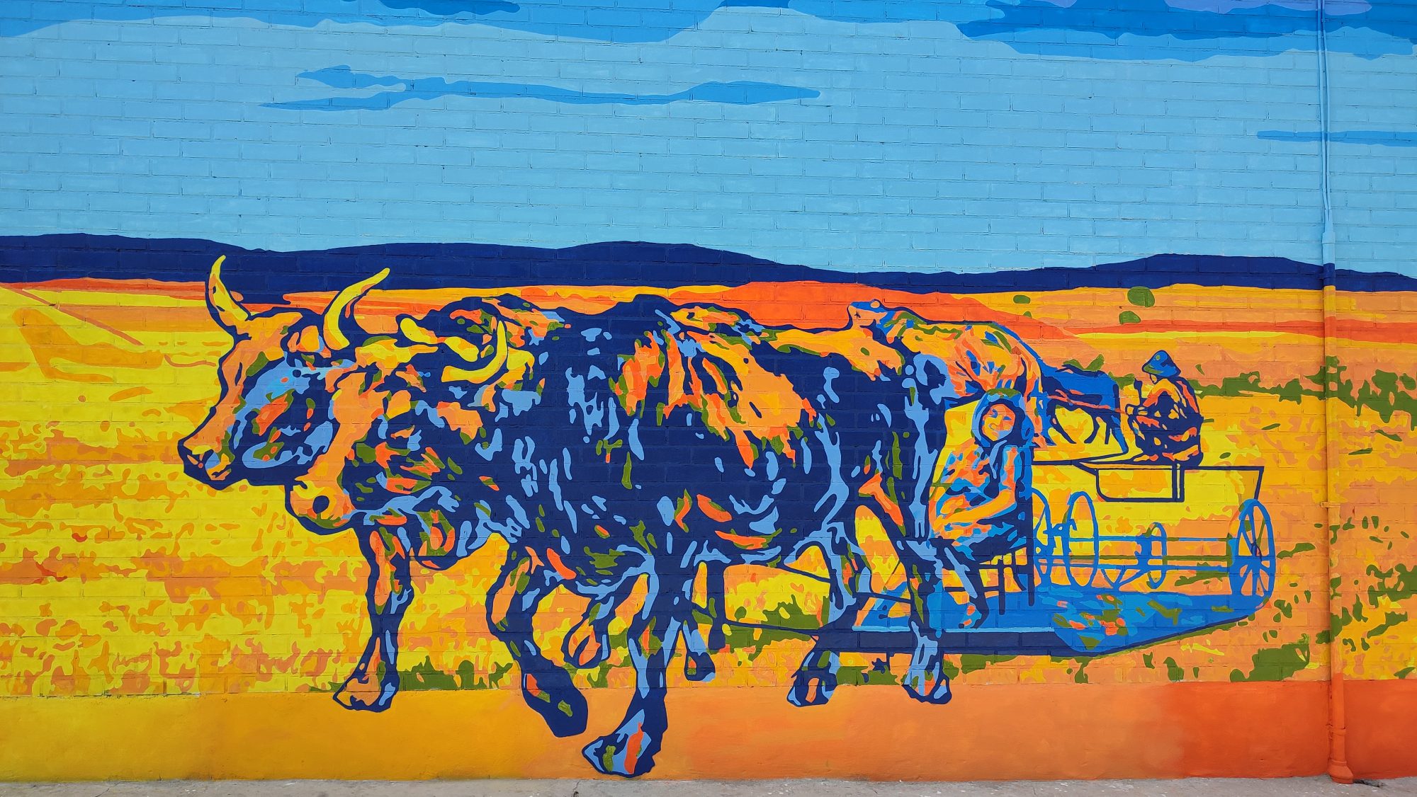 LA MUJER Y EL CAMPO — Street art à Polvorosa de Valdavia