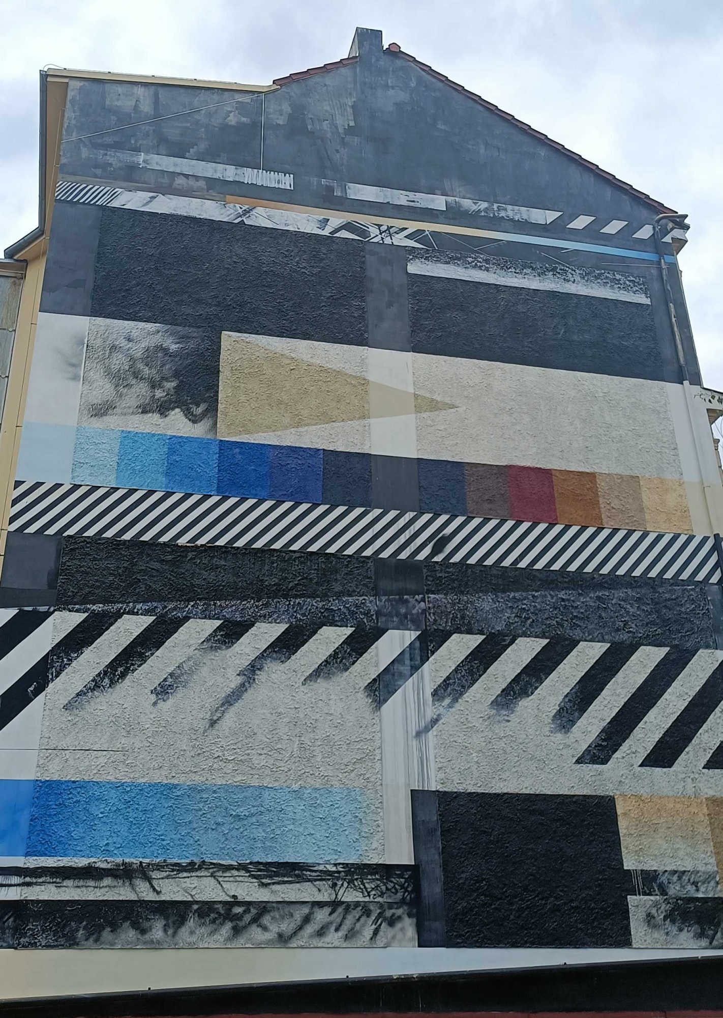 Signal Test Géométrique — Street art de Nawer à Prague