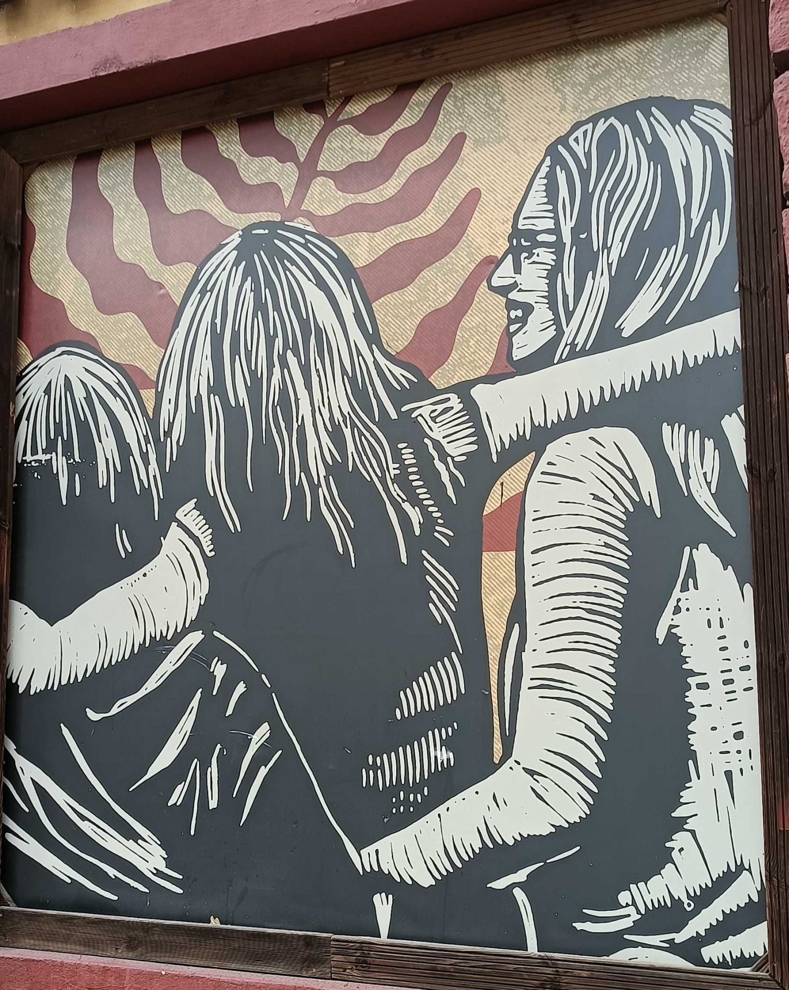 Long-Haired Women — Street art in Prague
