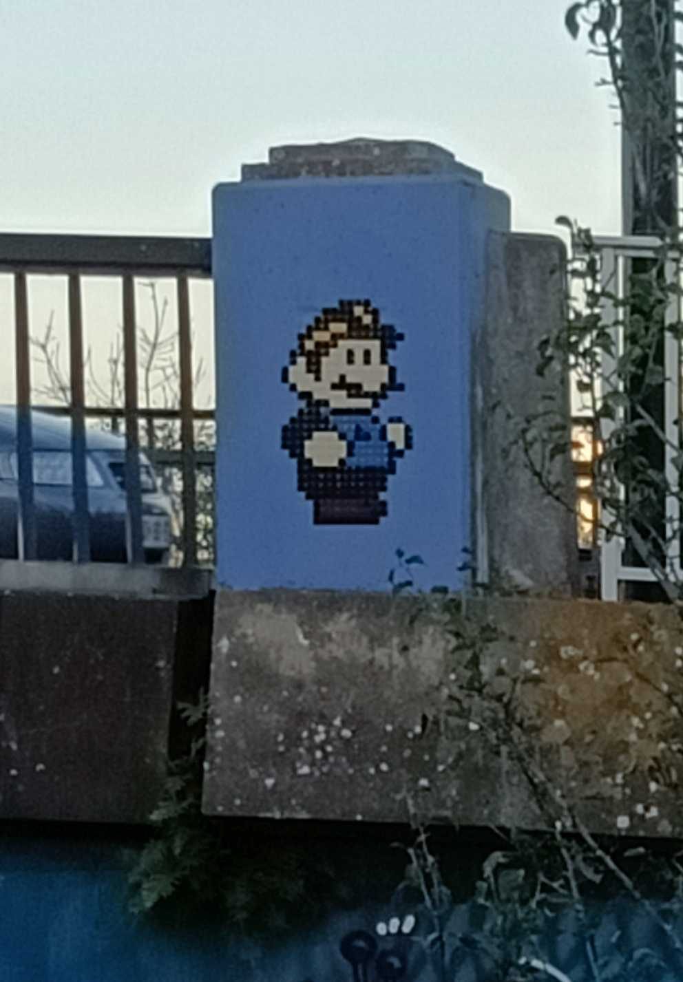 Captain Haddock — Street art in Nantes