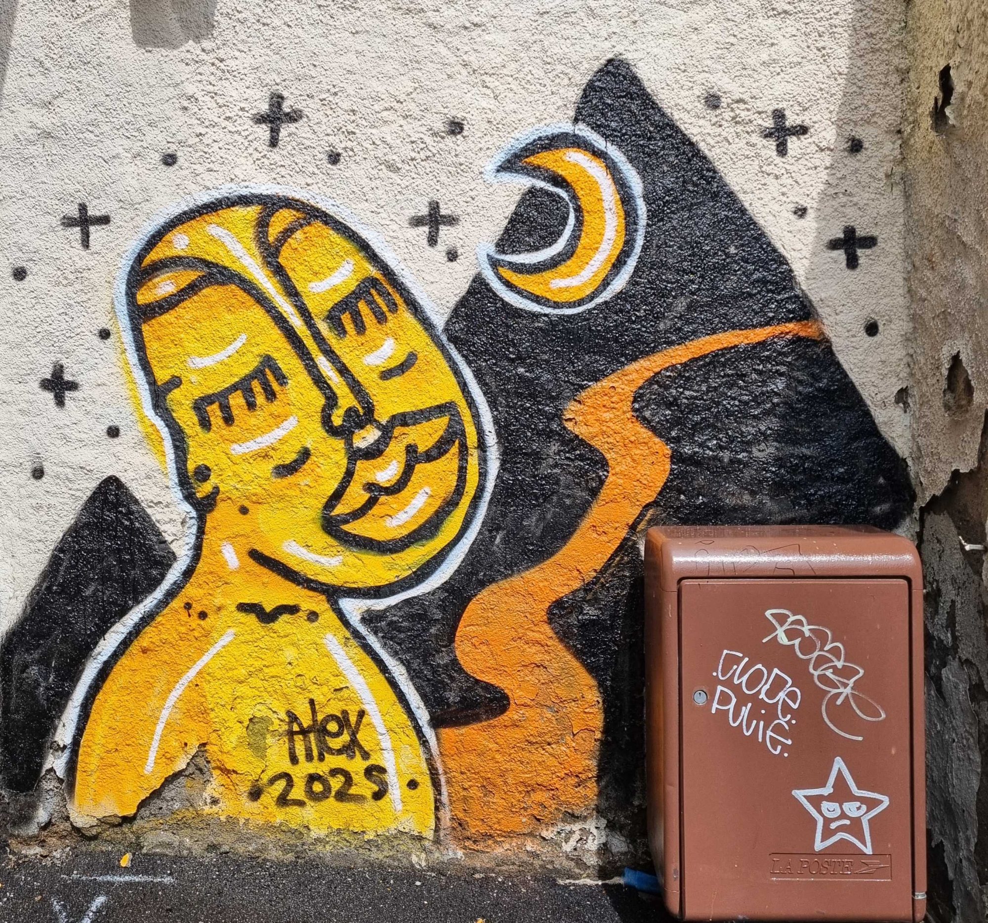 Dualité mystique — Street art à Clermont-Ferrand