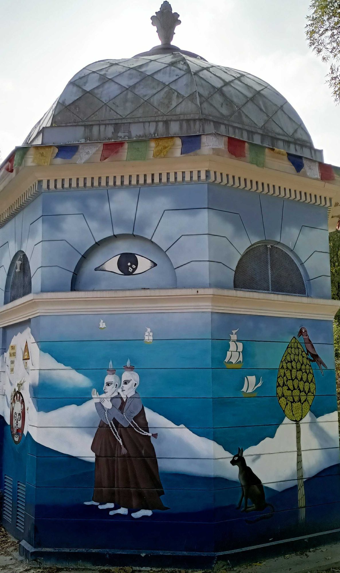 The Tibet Square Pavilion — Street art by Jurga Užkurnytė in Vilnius