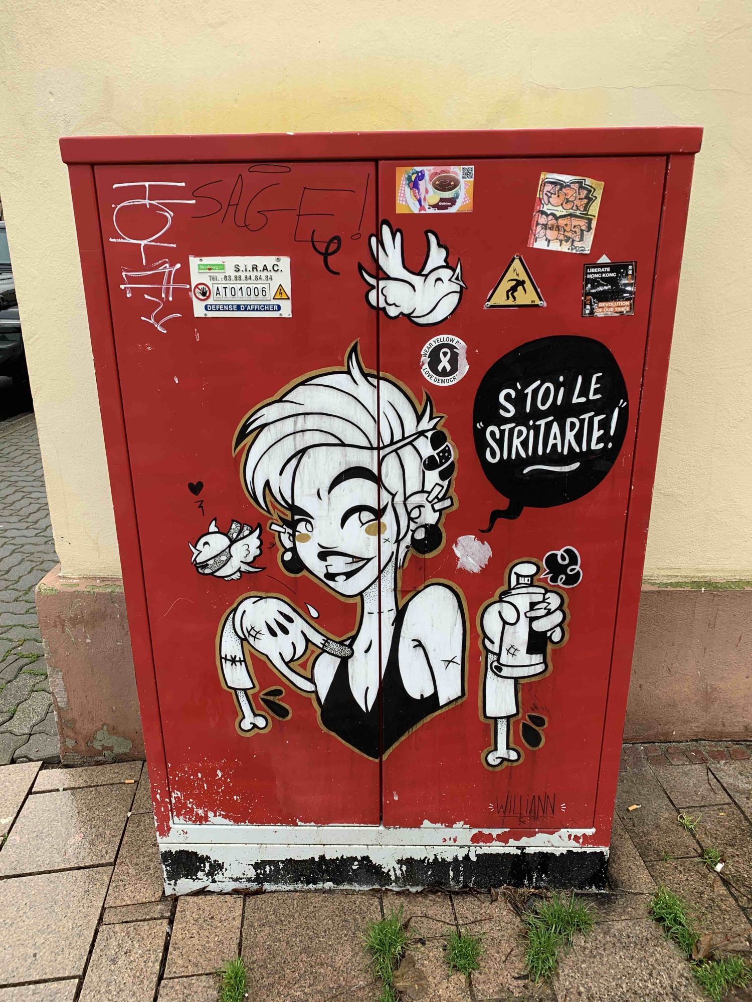 Stritart - Offbeat Inscription — Street art in Strasbourg
