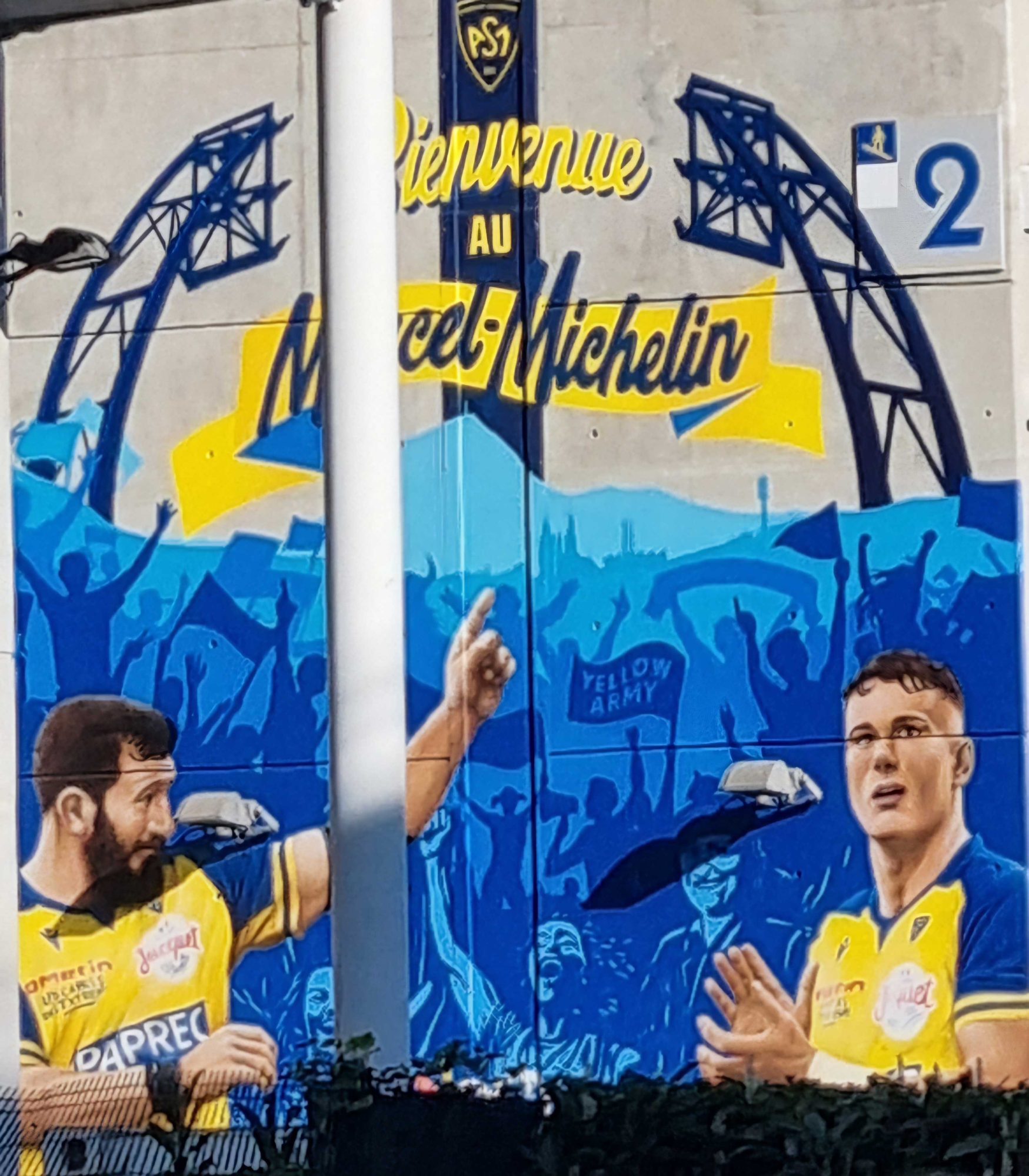 Welcome to Marcel-Michelin Stadium — Street art in Clermont-Ferrand