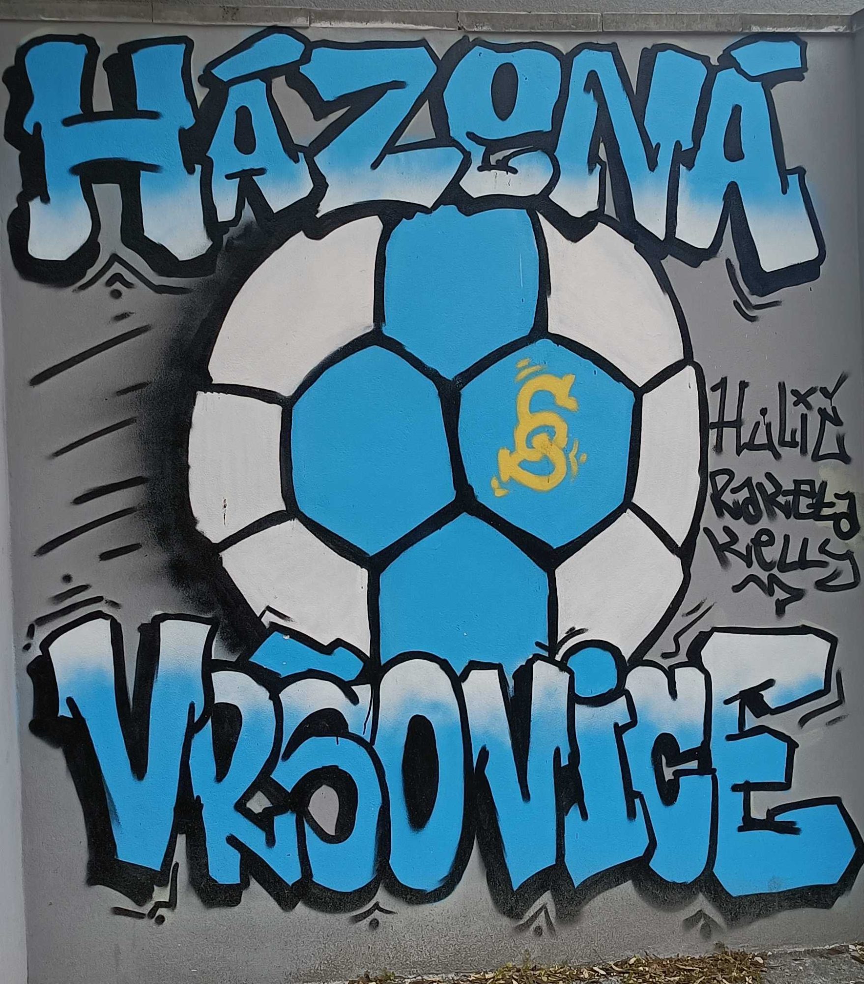 Házená Vršovice — Street art à Prague