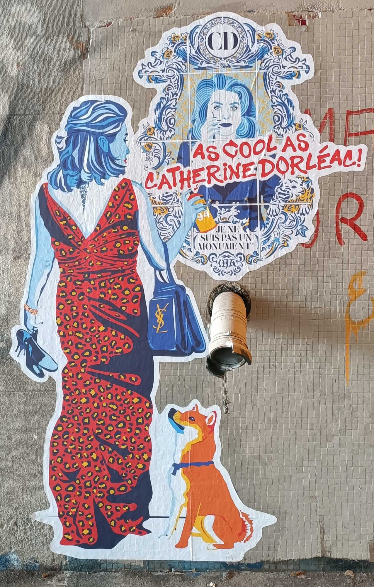 As Cool as Catherine d'Orléac — Street art in Paris