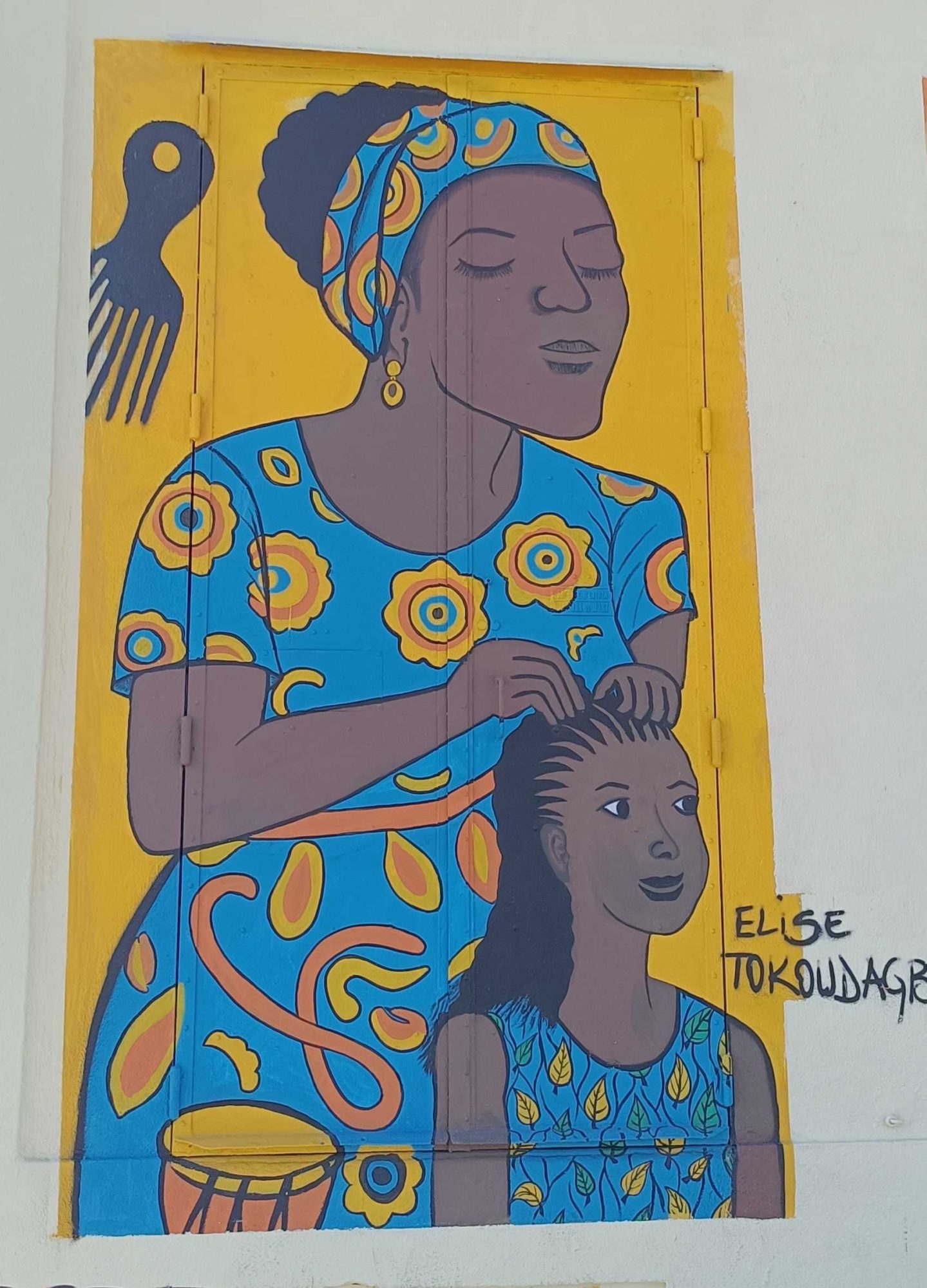 Mère et enfant Tokoudagre — Street art à Nantes