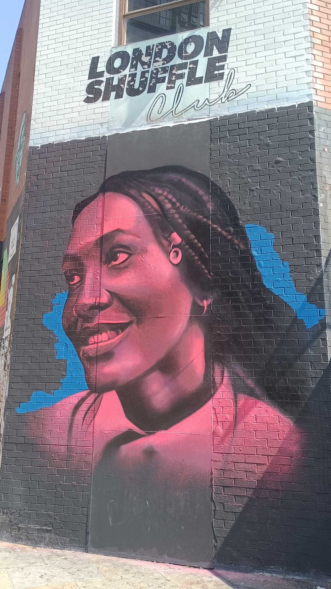 London Shuffle Club — Street art by David Speed in London