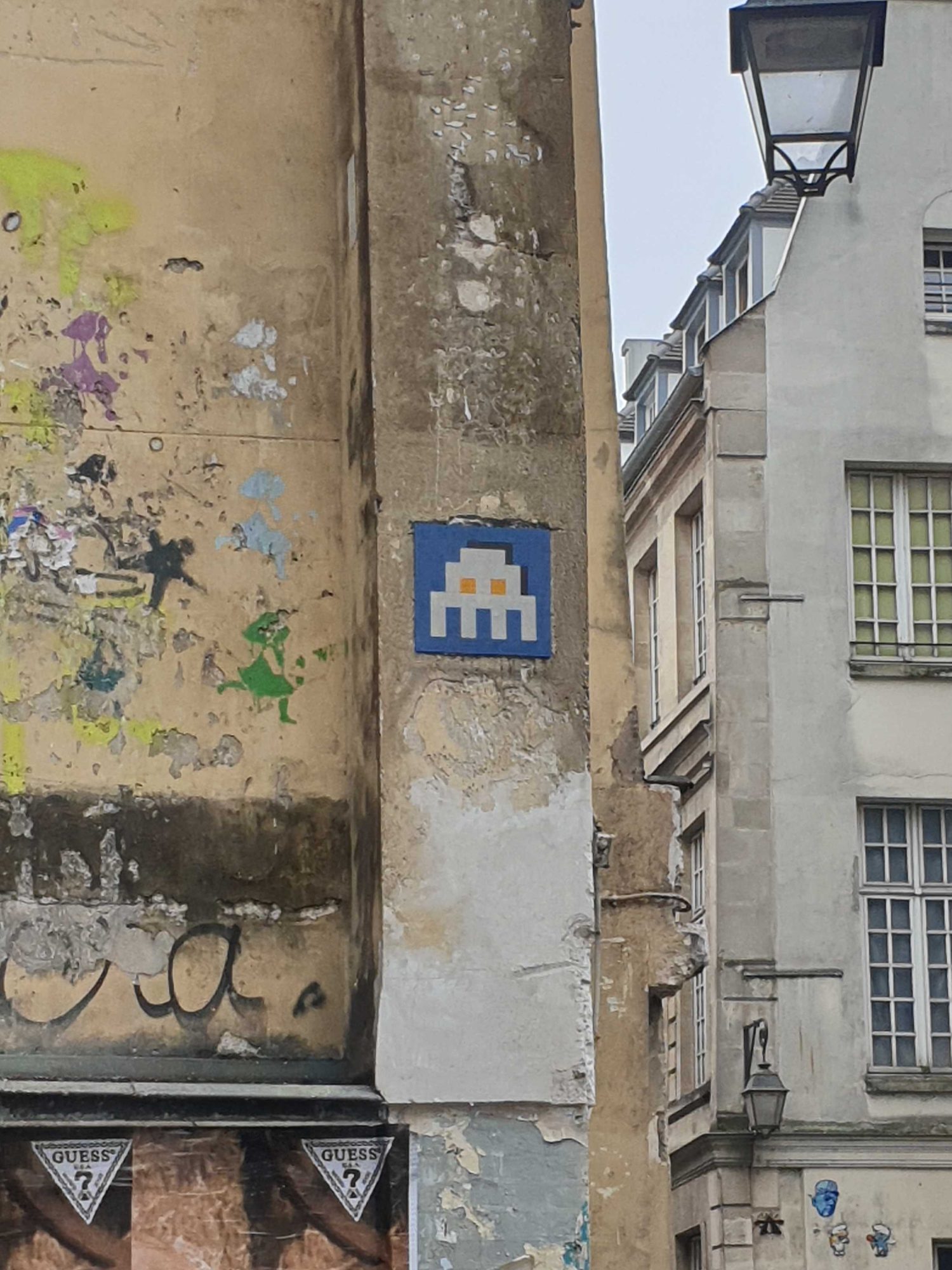 PA_525, Space Invader de la rue Saint-Merri — Street art de Invader à Paris
