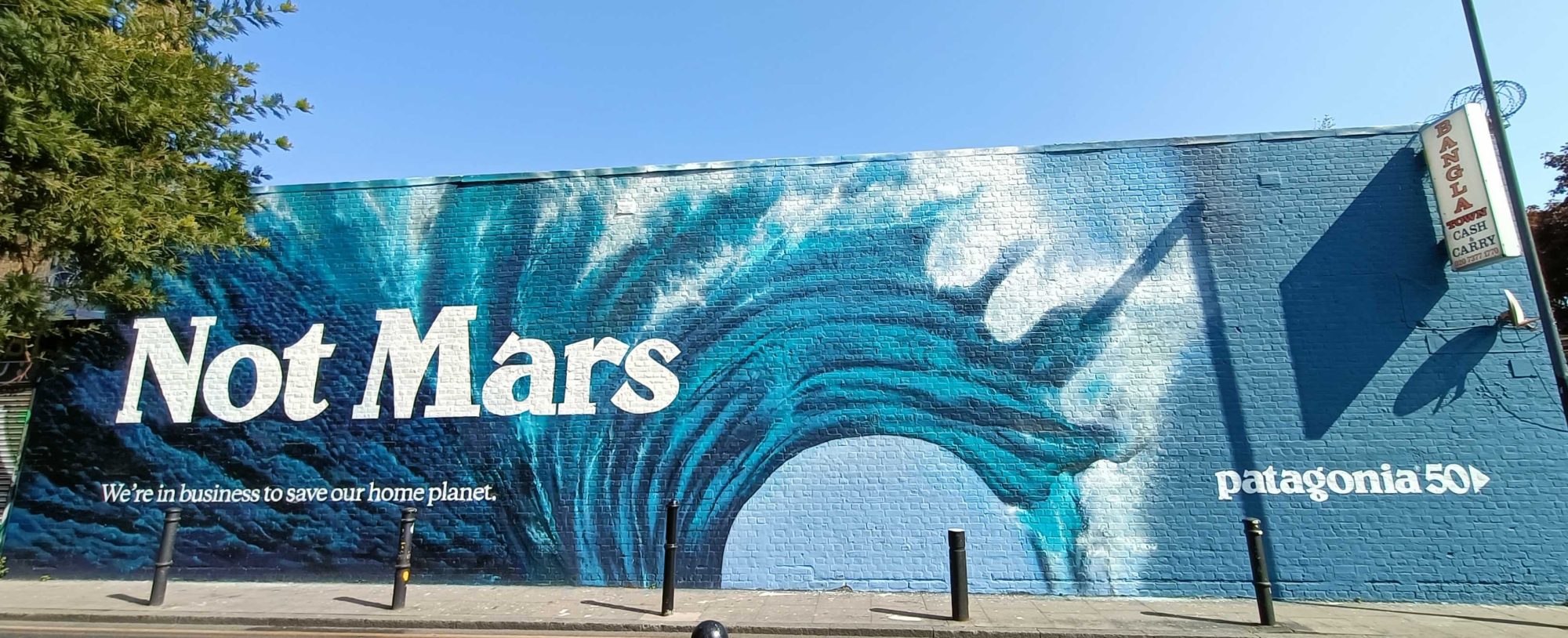 Not mars, Patagonia — Street art à London