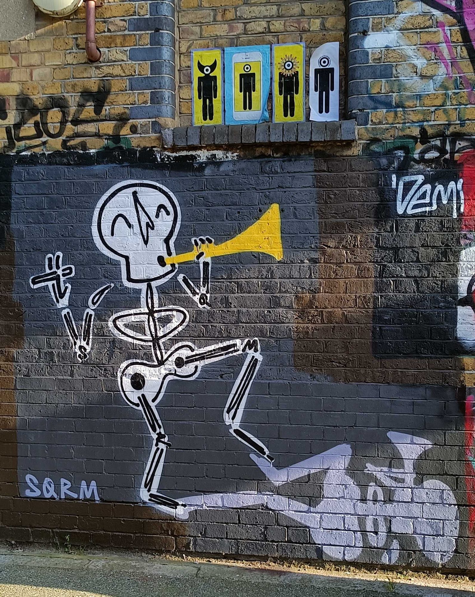 Sqrm musicien — Street art à London