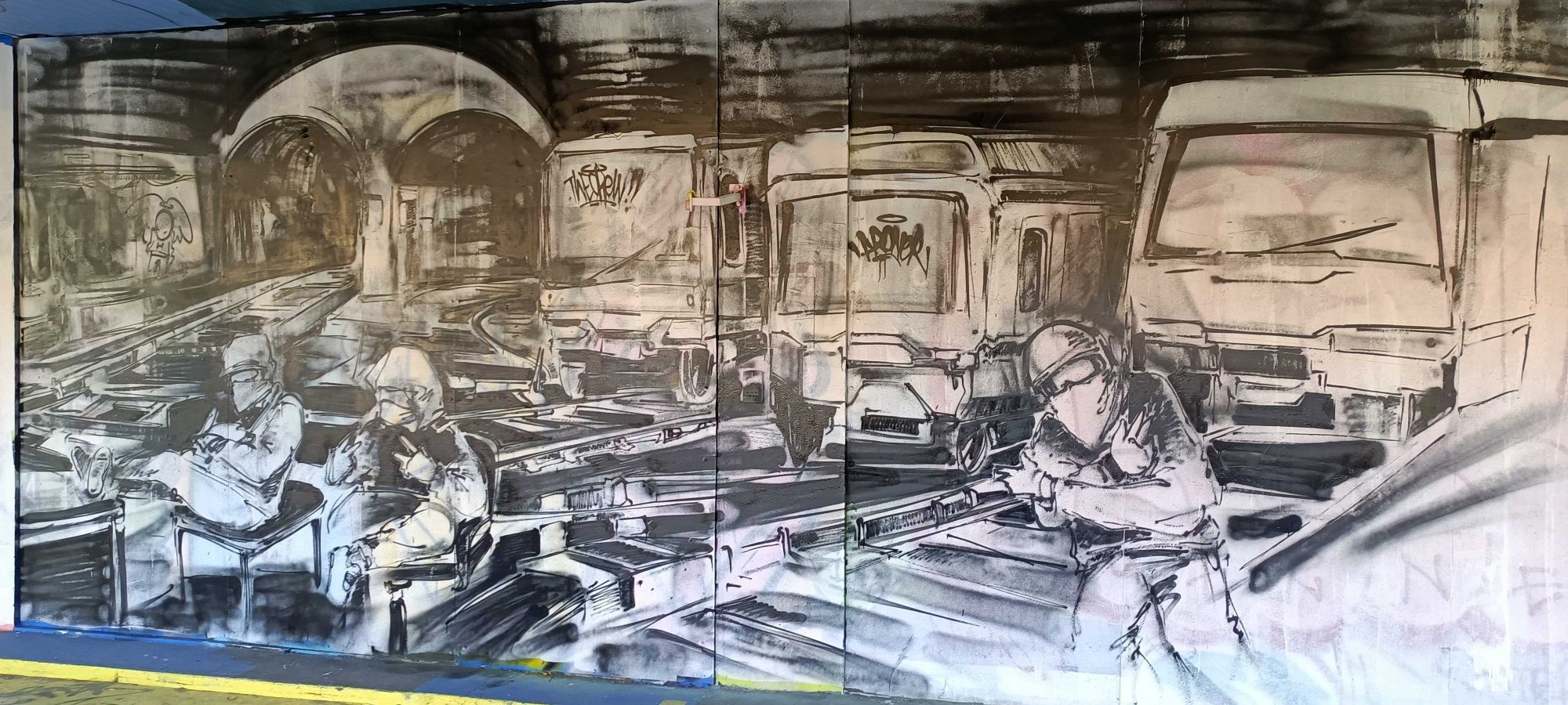 Inside the Carriage — Street art in Nantes