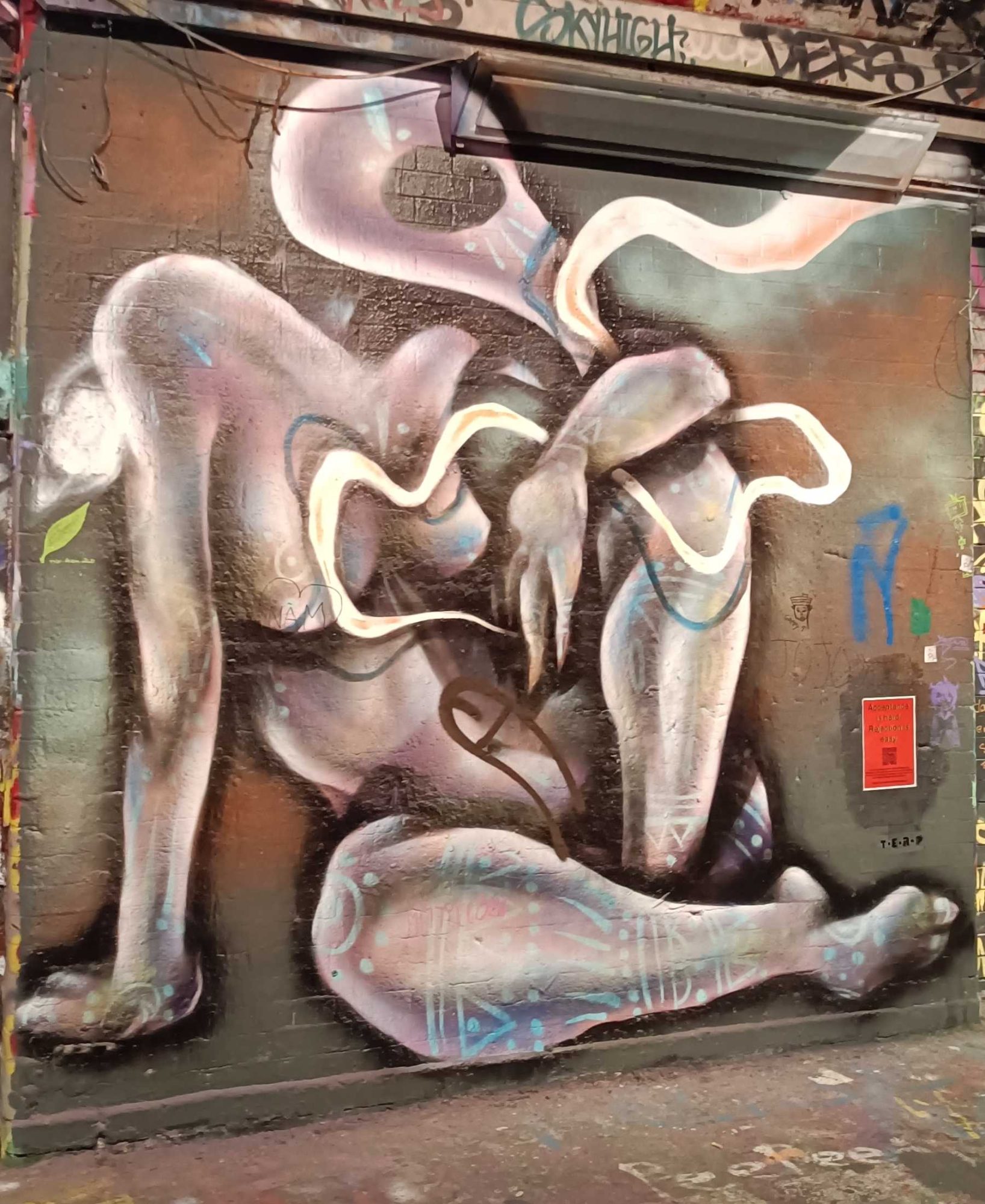 Surreal Body Forms — Street art in London