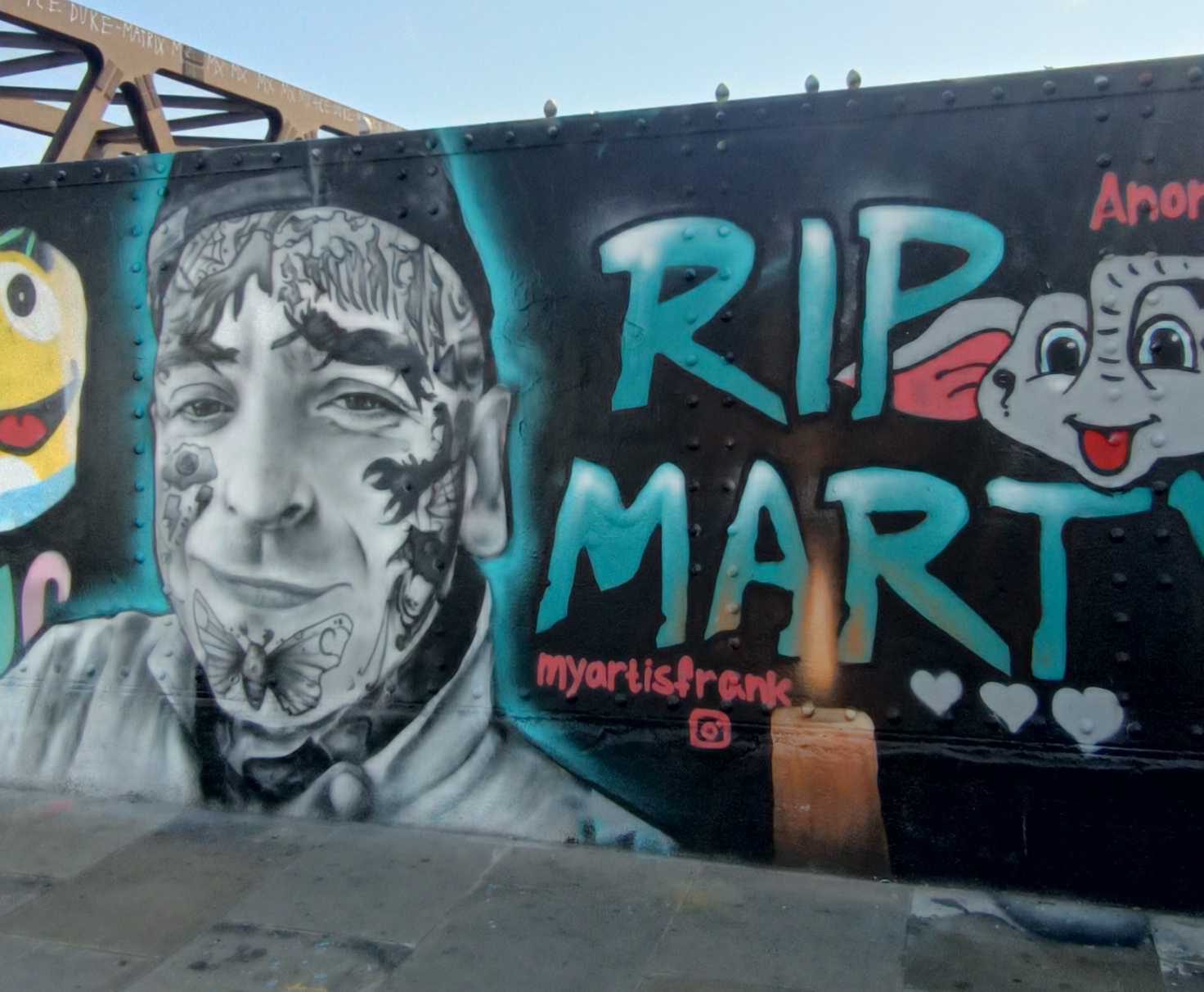 Hommage RIP Mart — Street art à London