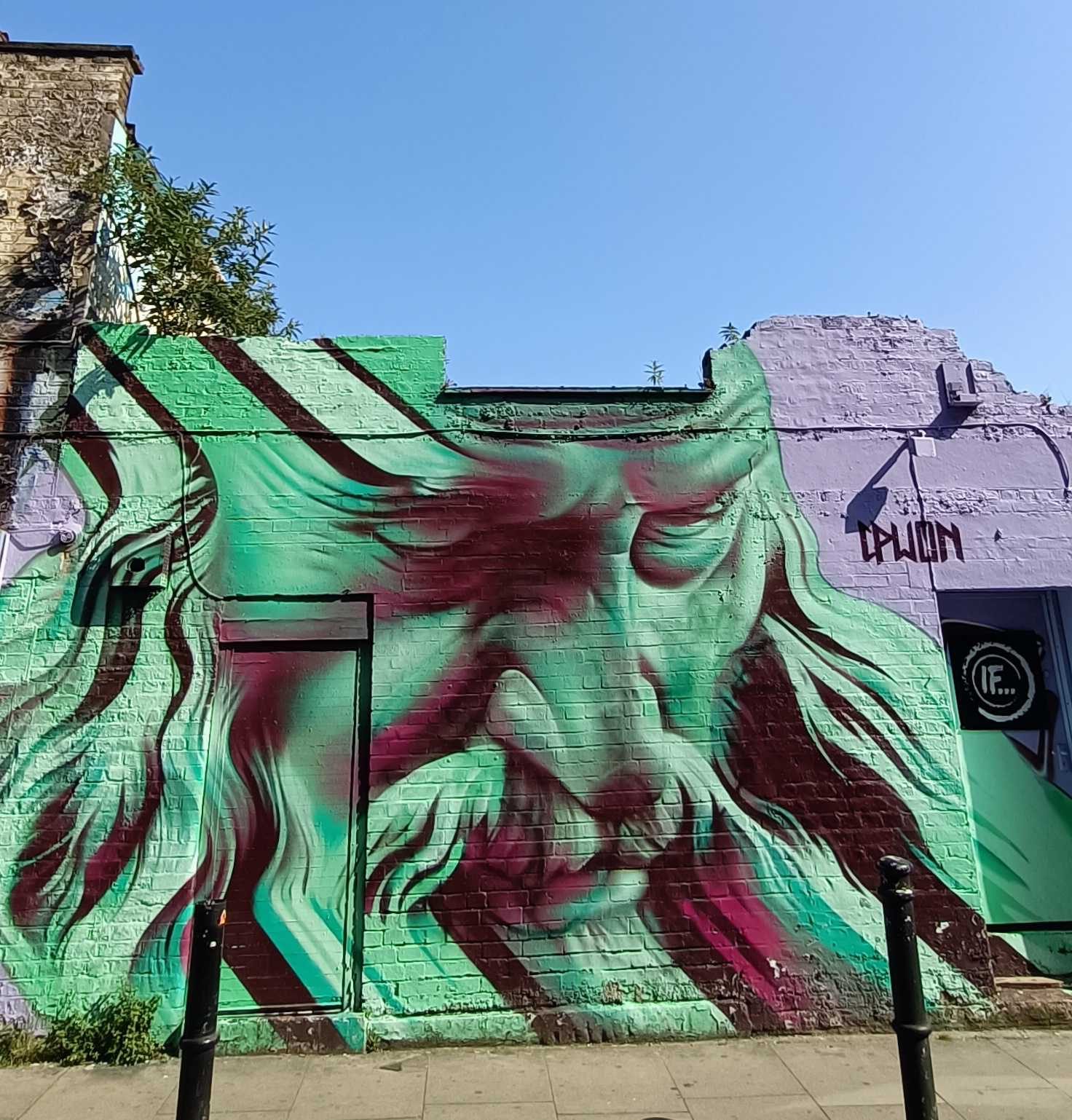 The Bearded Old Man, by CPWon — Street art by CPWon in London