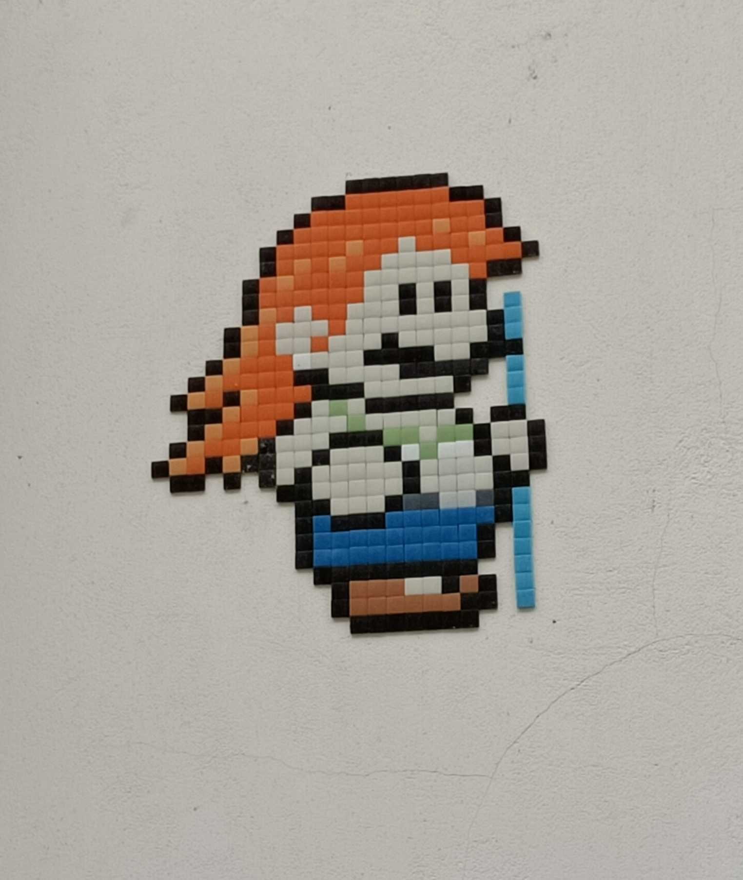 Pixel Art Redhead Character by IN THE WOUP, Angers — Street art by IN THE WOUP in Angers