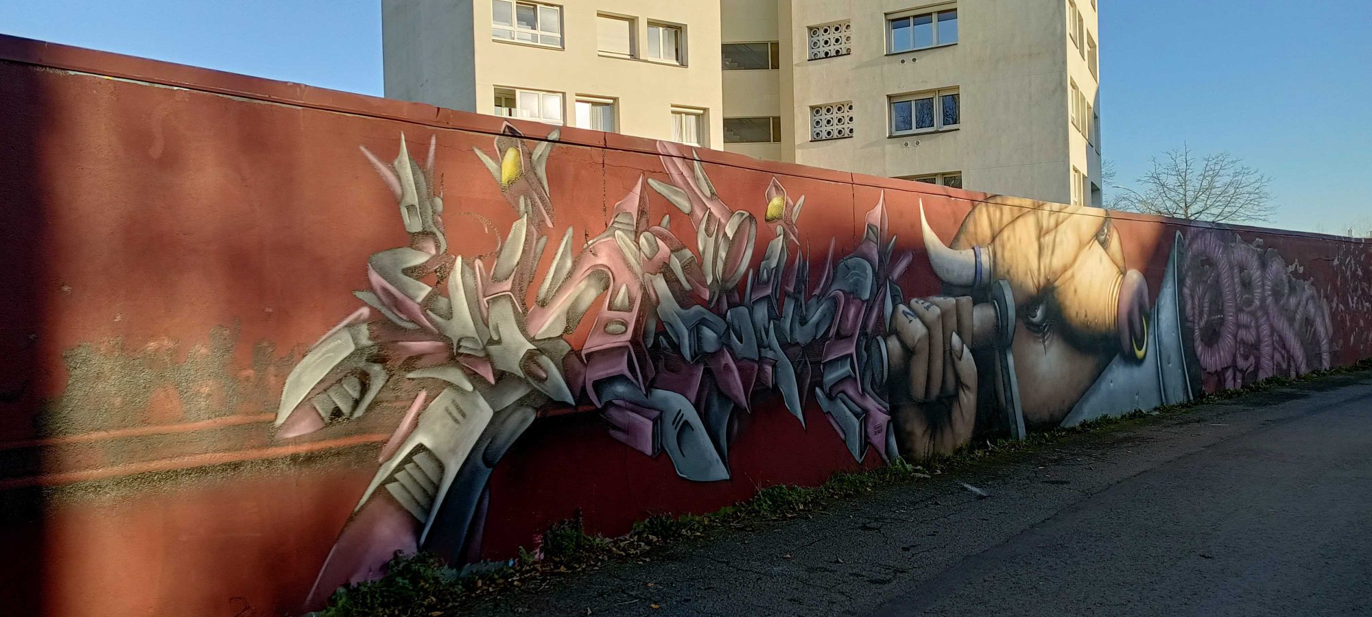 Lettrage wildstyle par Ador — Street art de Ador à Nantes