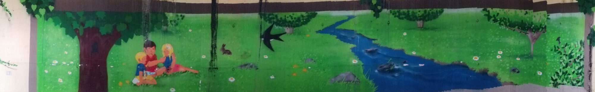 A la ville à la campagne — Street art à Bures-sur-Yvette