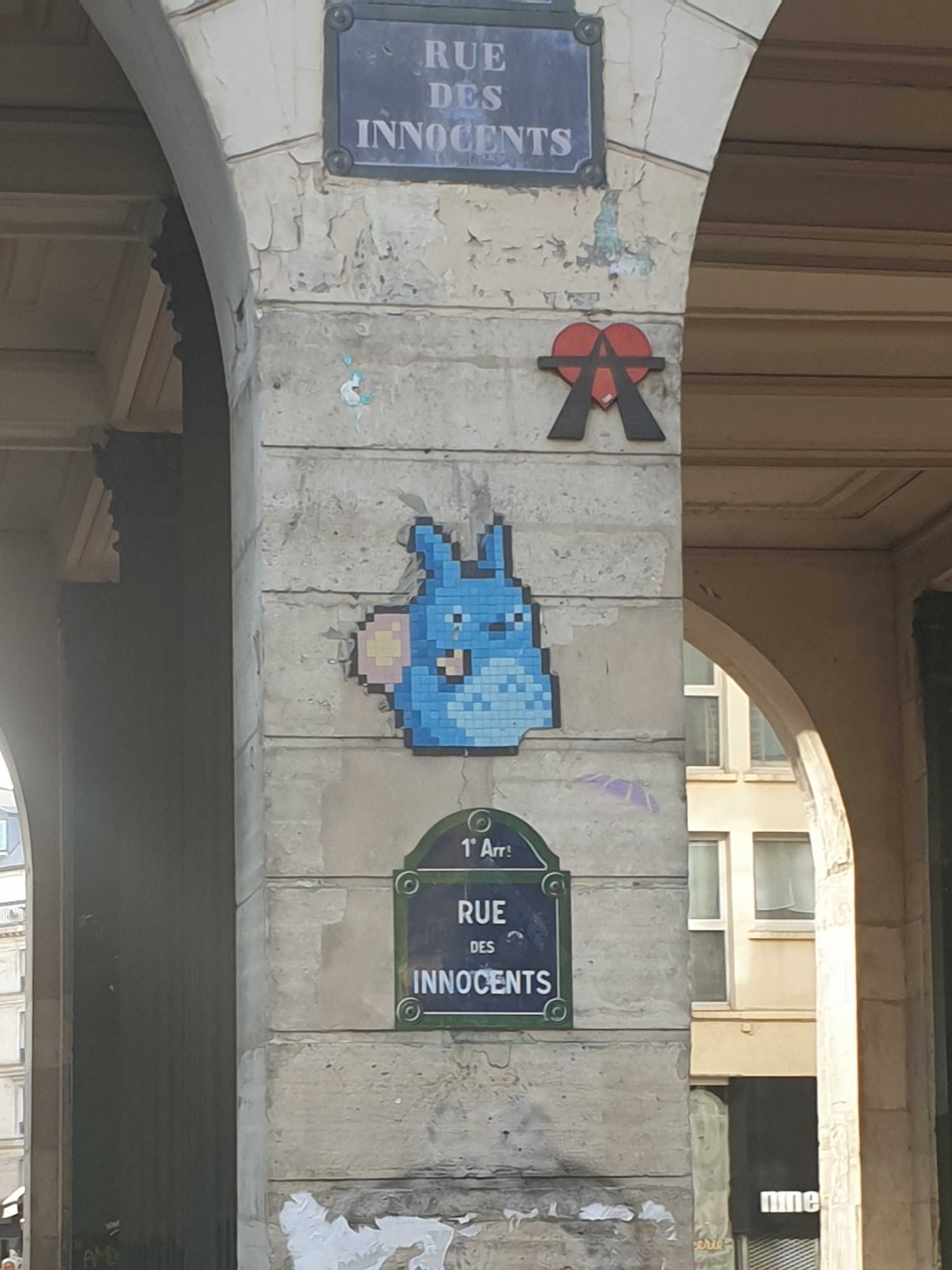 Totoro Mosaic — Street art in Paris