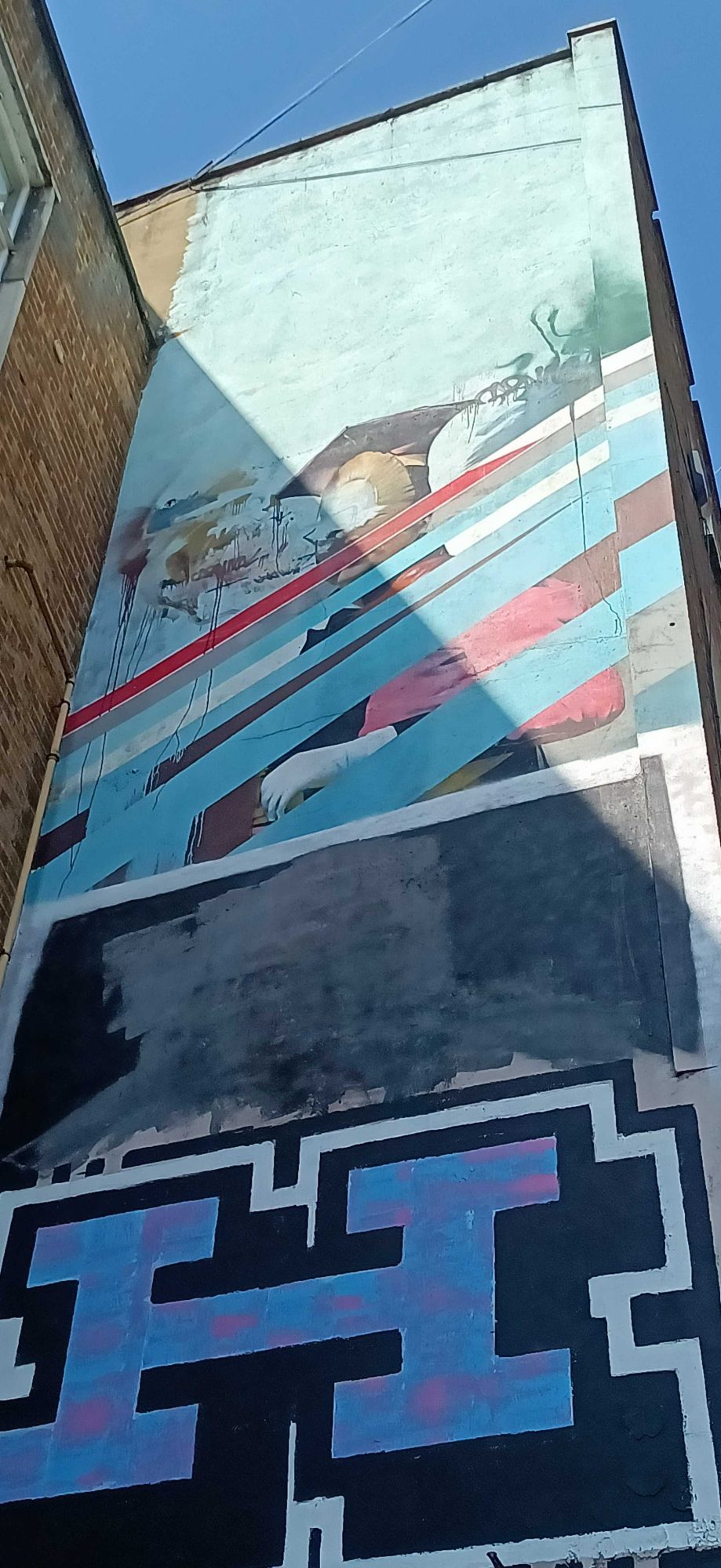 Fresque maritime abstraite — Street art à London