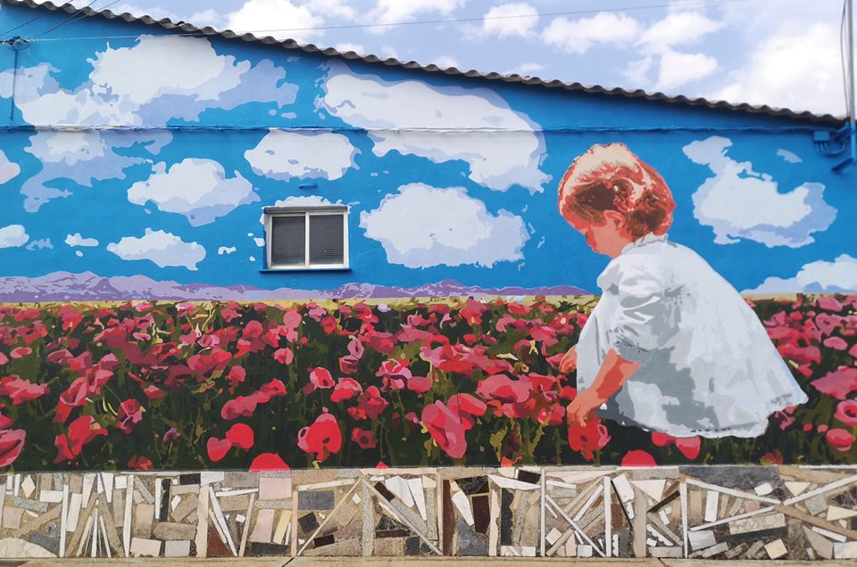 AÑORANZA DE UN FUTURO AMENAZADO — Street art in Polvorosa de Valdavia