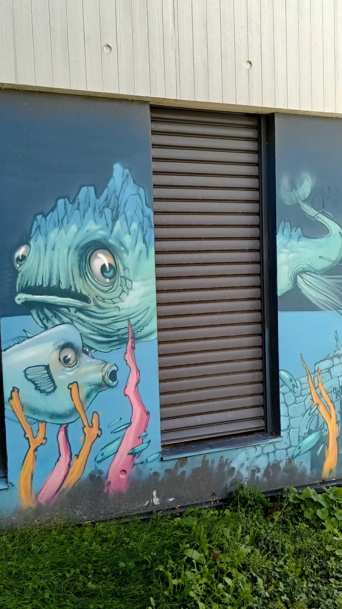 Grotesque Marine Creatures — Street art in Nantes