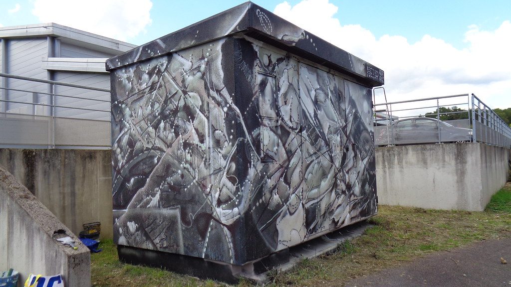 Neur ABF — Street art in Chancelade