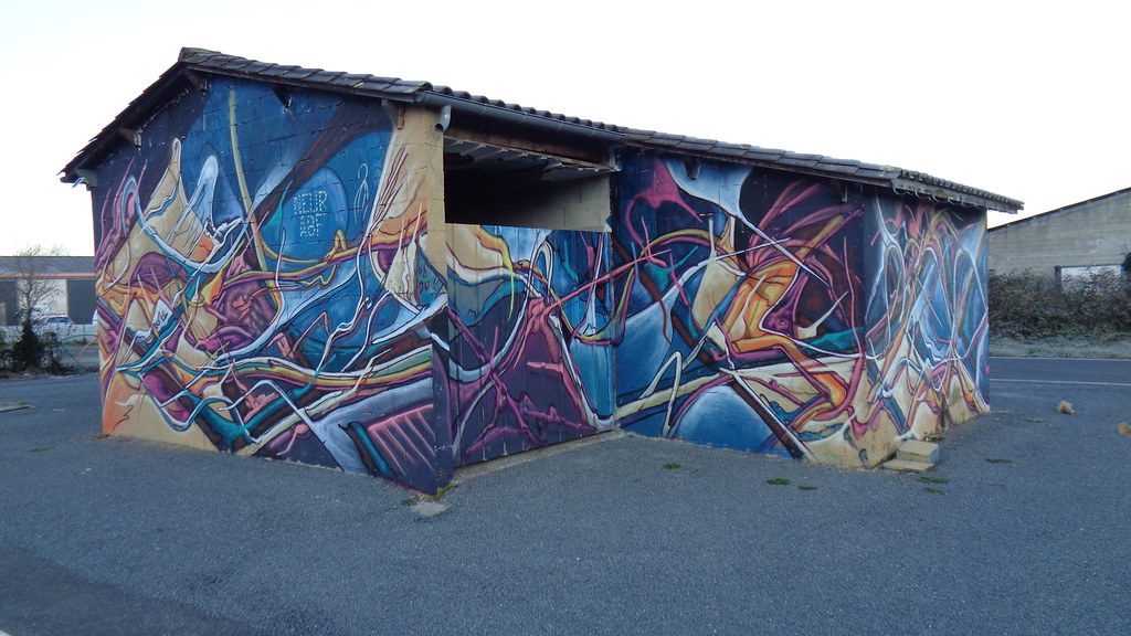 Neur ABF — Street art in Marsac-sur-l'Isle