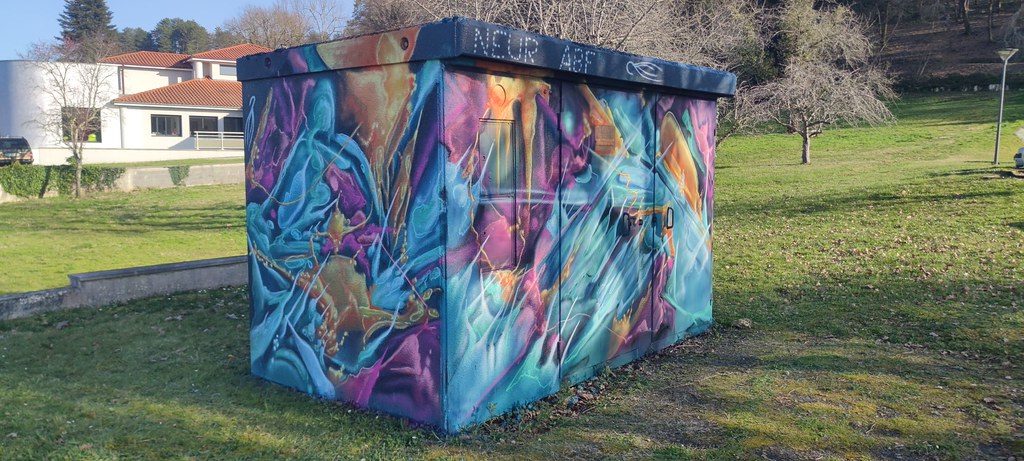 Neur ABF — Street art in Marsac-sur-l'Isle
