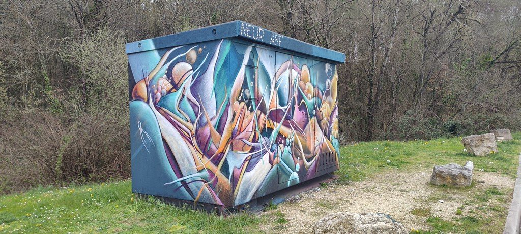 Neur ABF — Street art in Sanilhac