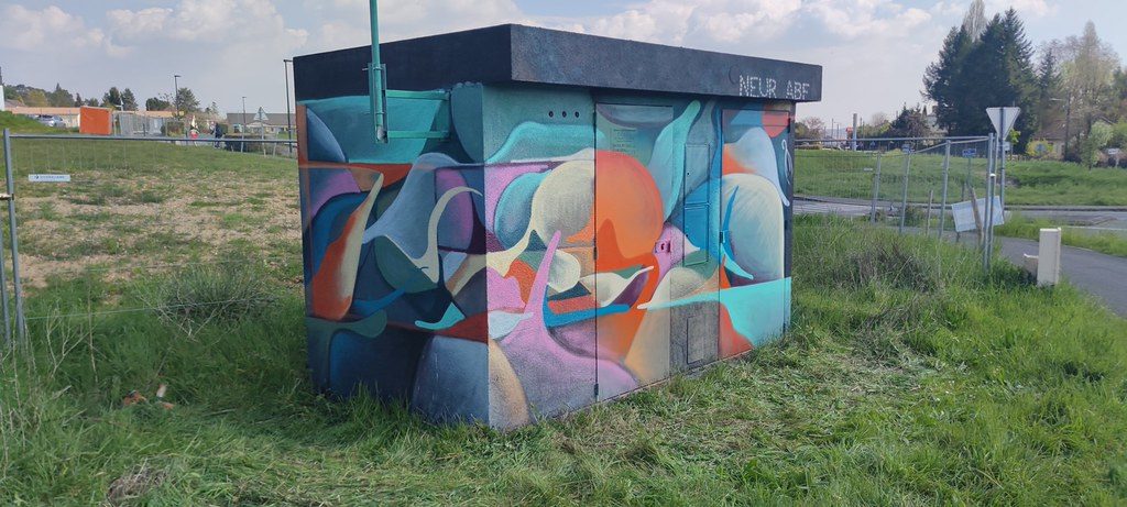 Neur ABF — Street art in Chancelade