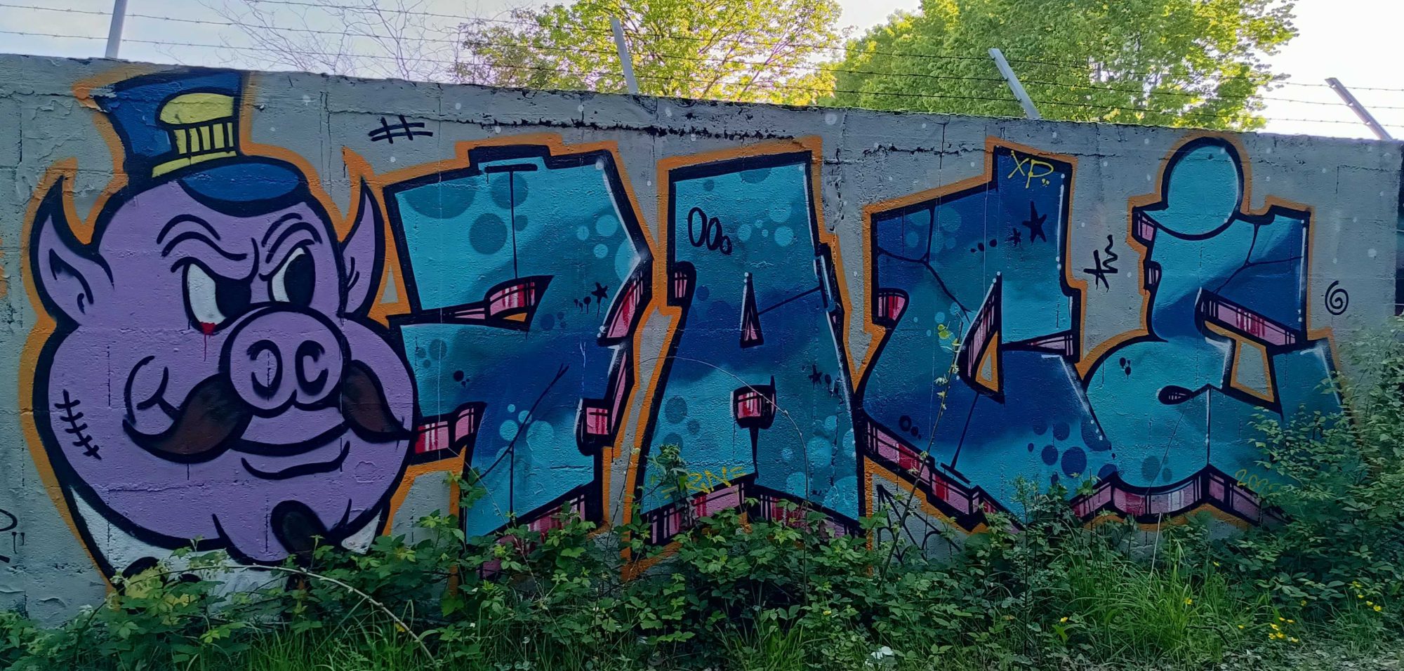 The Pig in a Top Hat — Street art in Nantes
