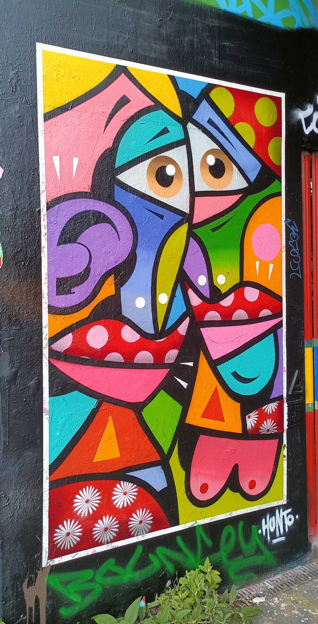 Cubist Face by Hunto — Street art by Hunto in London