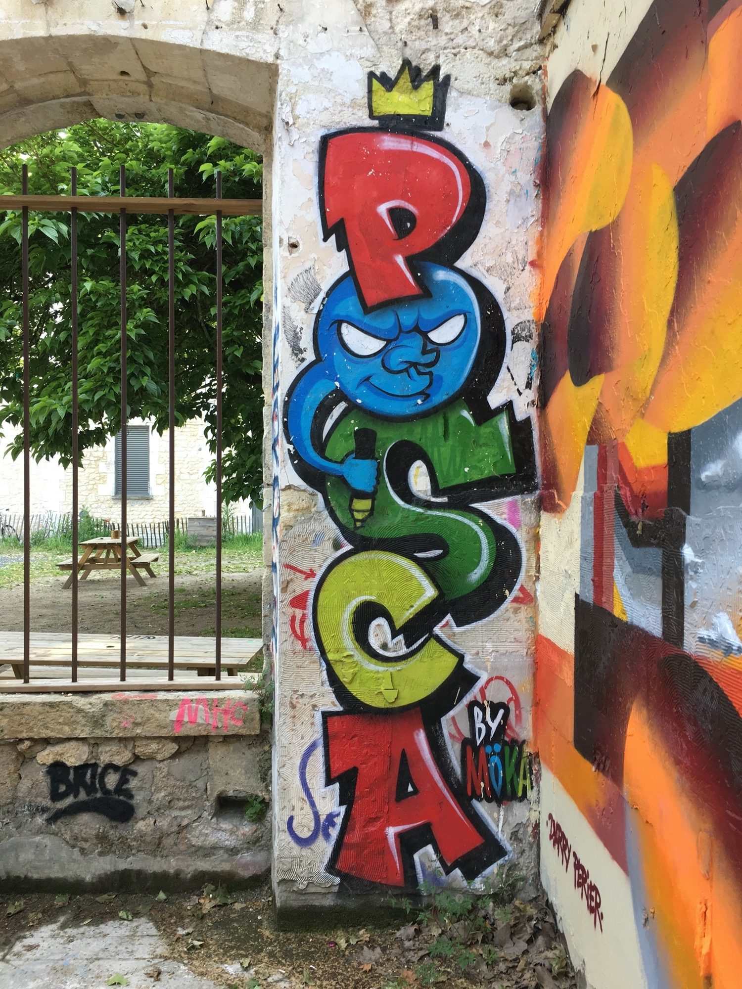 POSCA lettering by Moka — Street art in Bordeaux