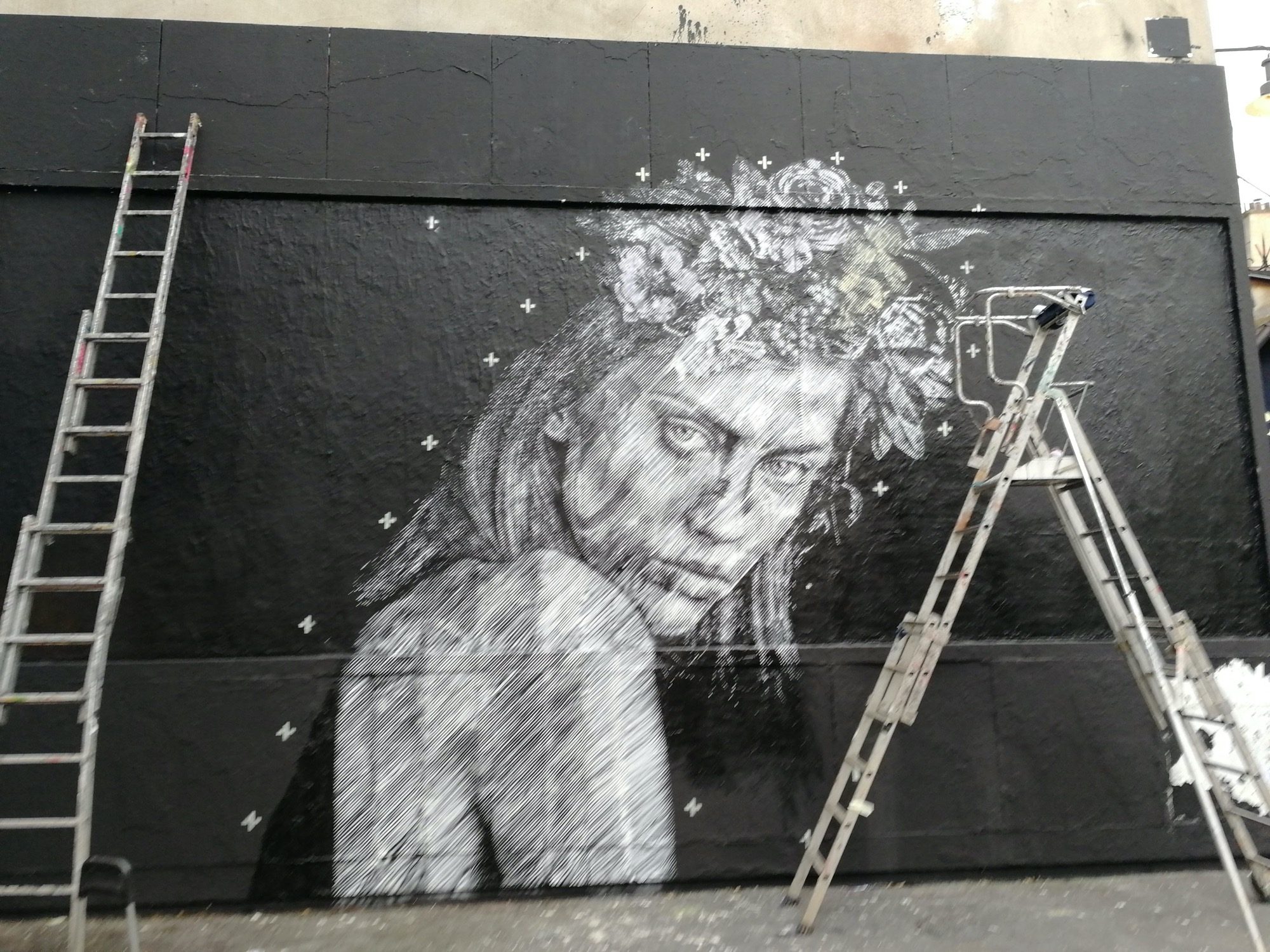 Ce matin-là — Street art de Snik à Paris