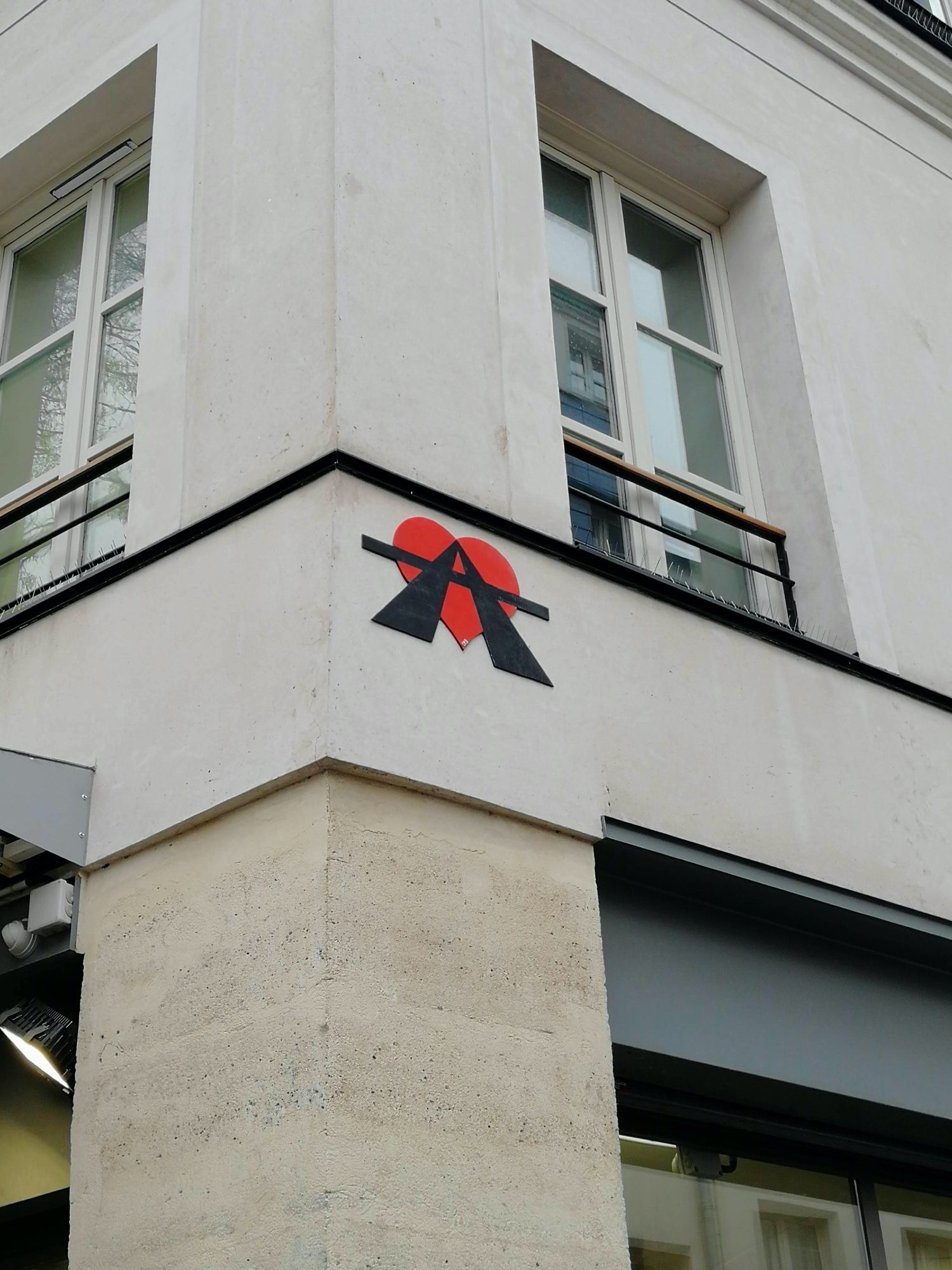 A2 Red A — Street art by A2 in Paris