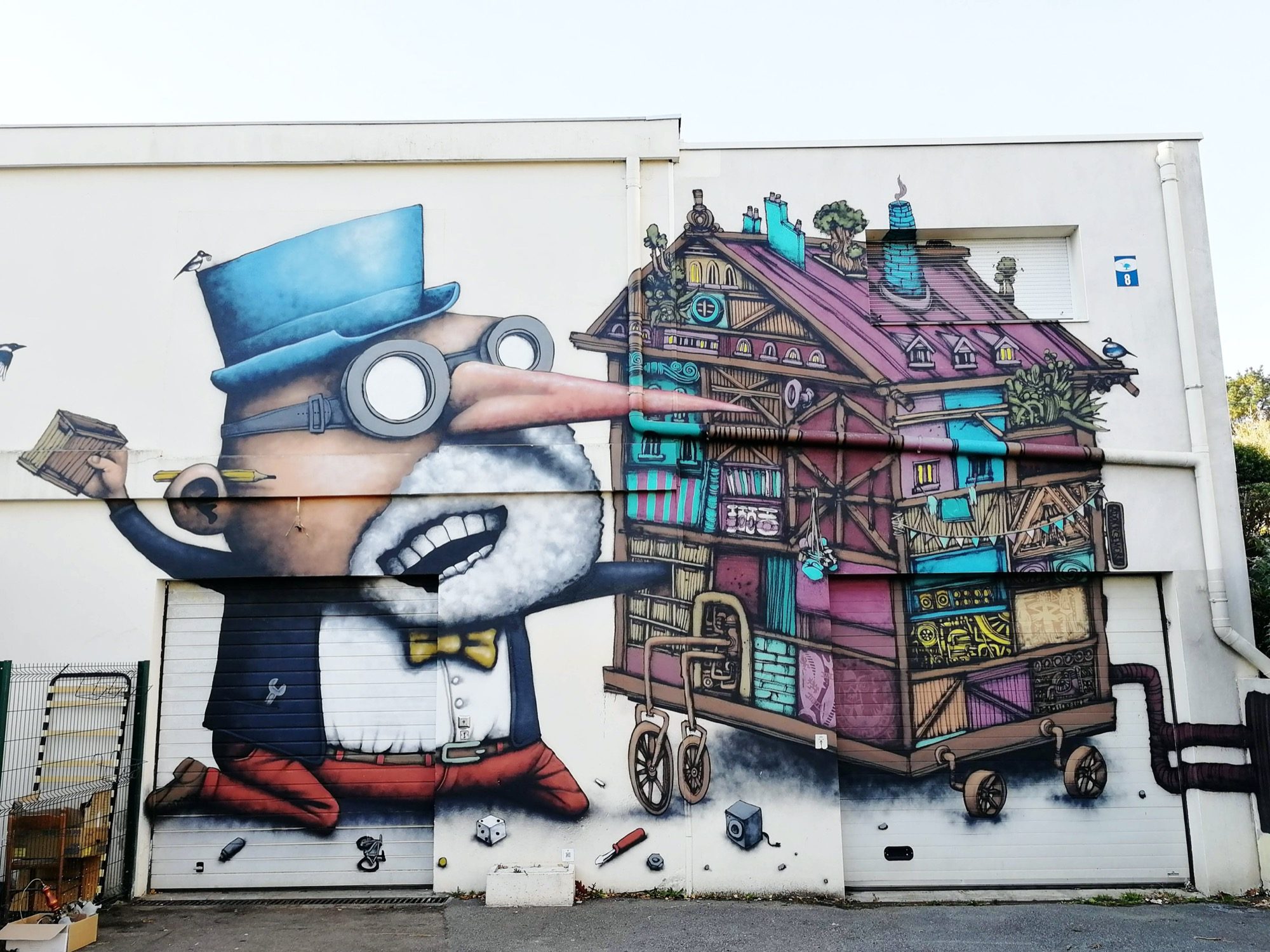 The Researcher, Steampunk by Ador Semor — Street art by Semor, Ador in Orvault