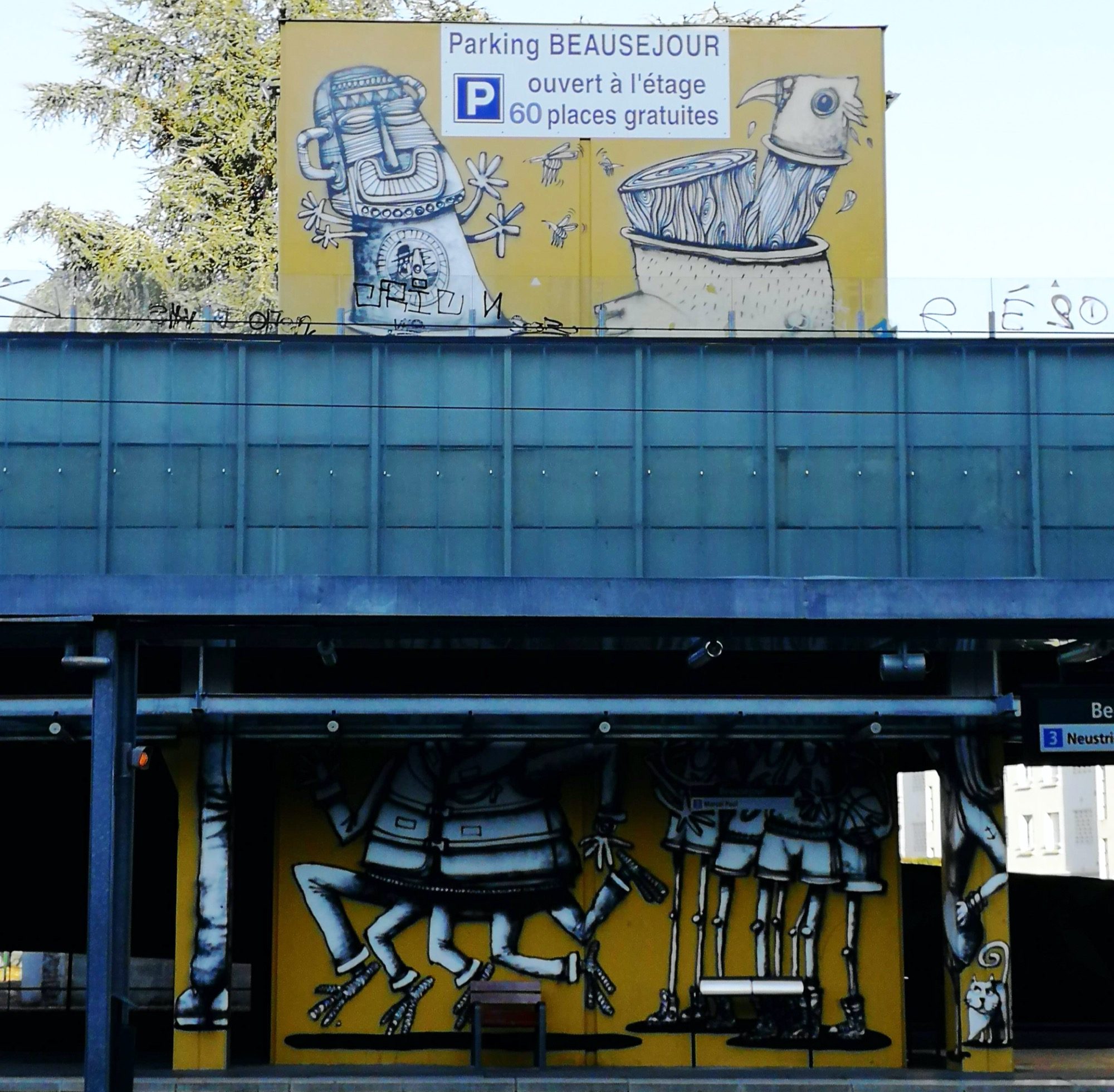 Créatures Beauséjour, Ador Semor — Street art de Semor, Ador à Saint-Herblain