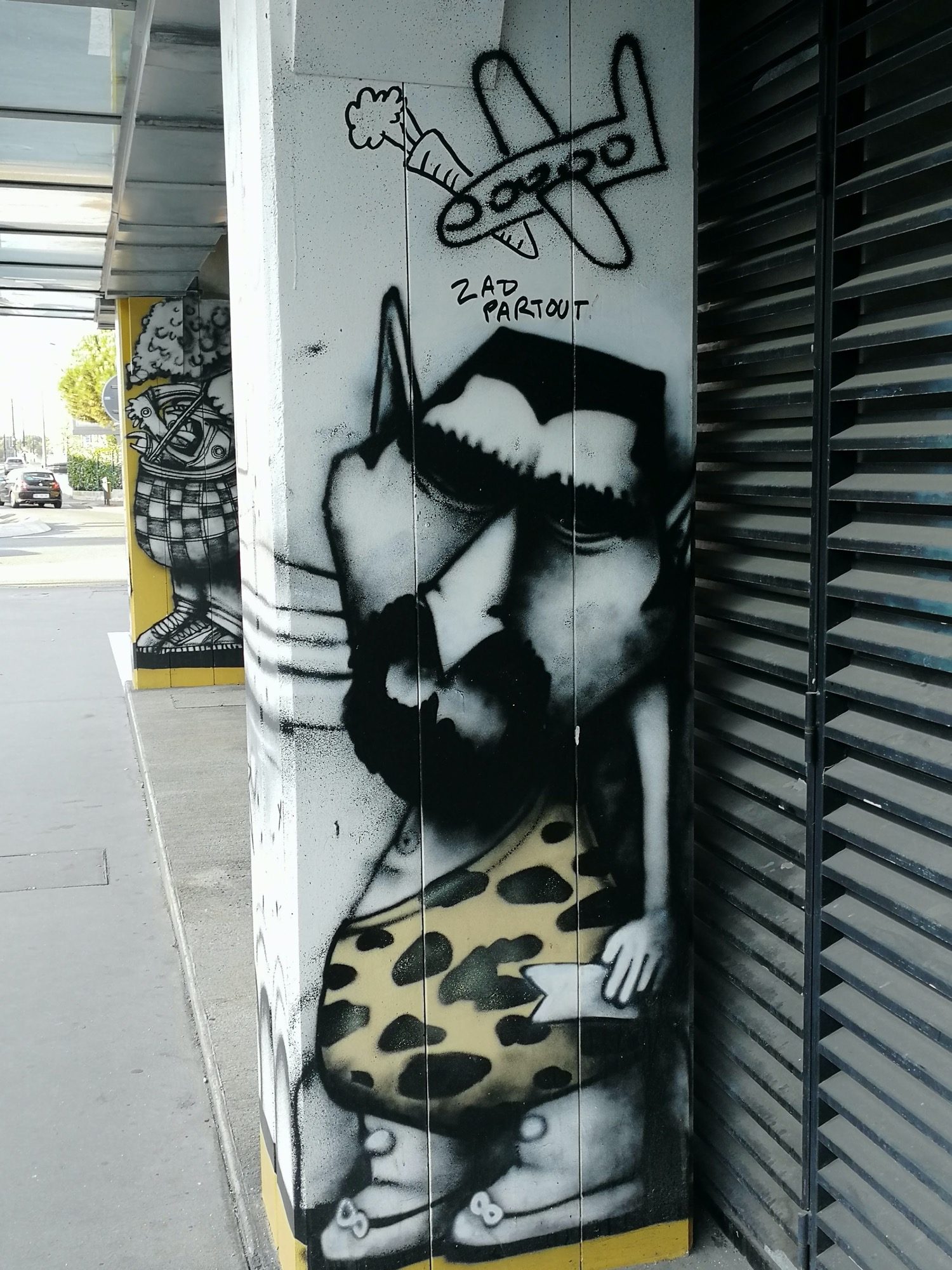 Zap Partout, personnage Beauséjour — Street art de Ador, Semor à Saint-Herblain