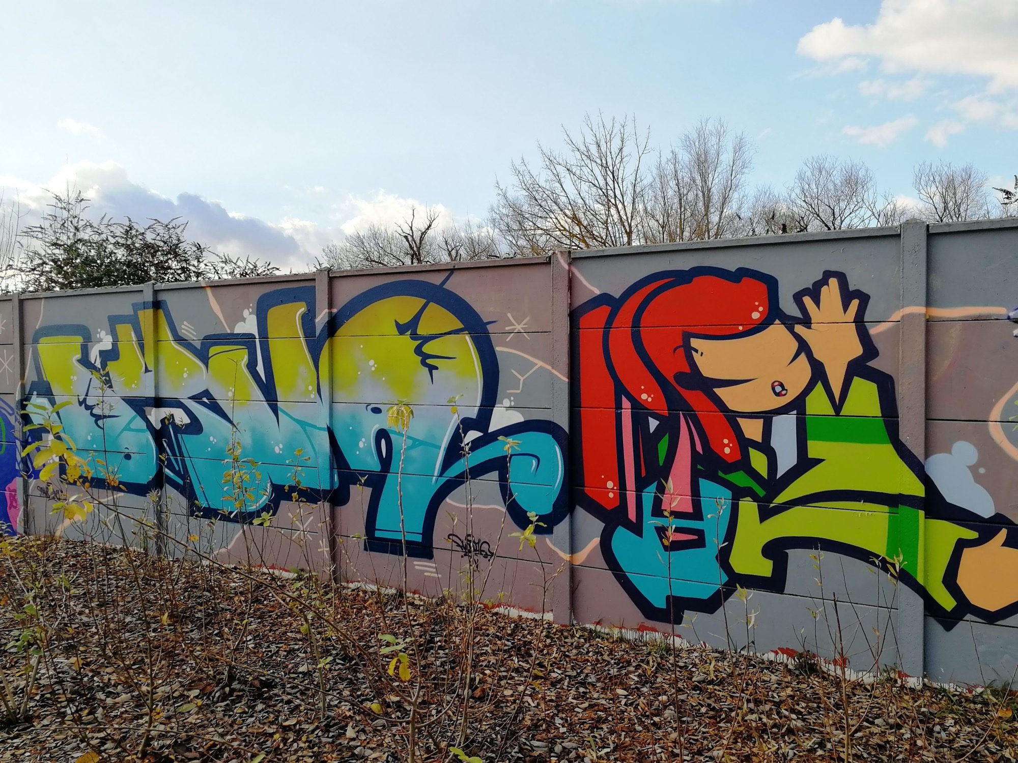 Chari Vari - personnages de Flow 76 — Street art de Flow 76 à Bordeaux