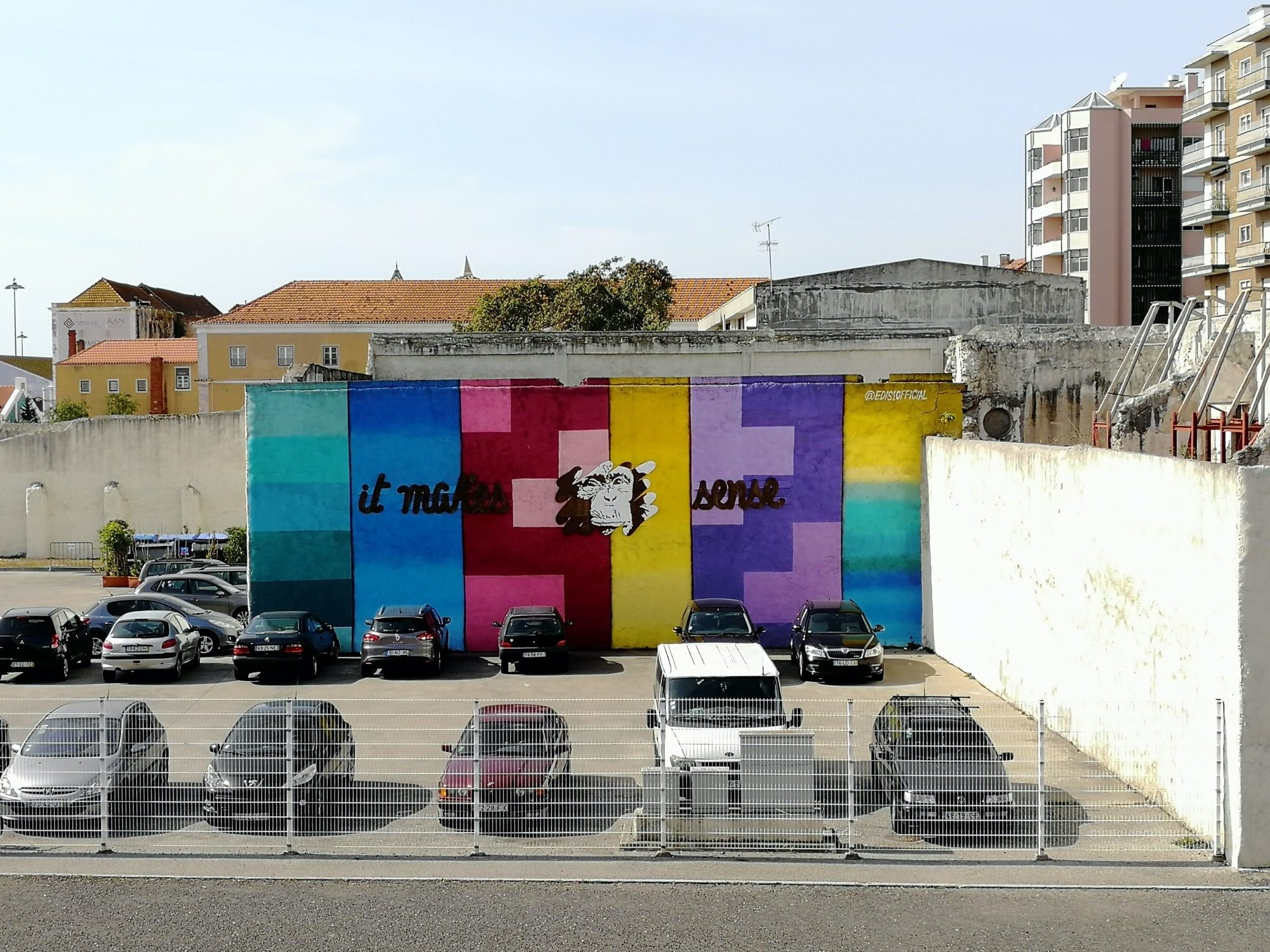 It Makes Sense Mural Lisbon — Street art in Lisboa