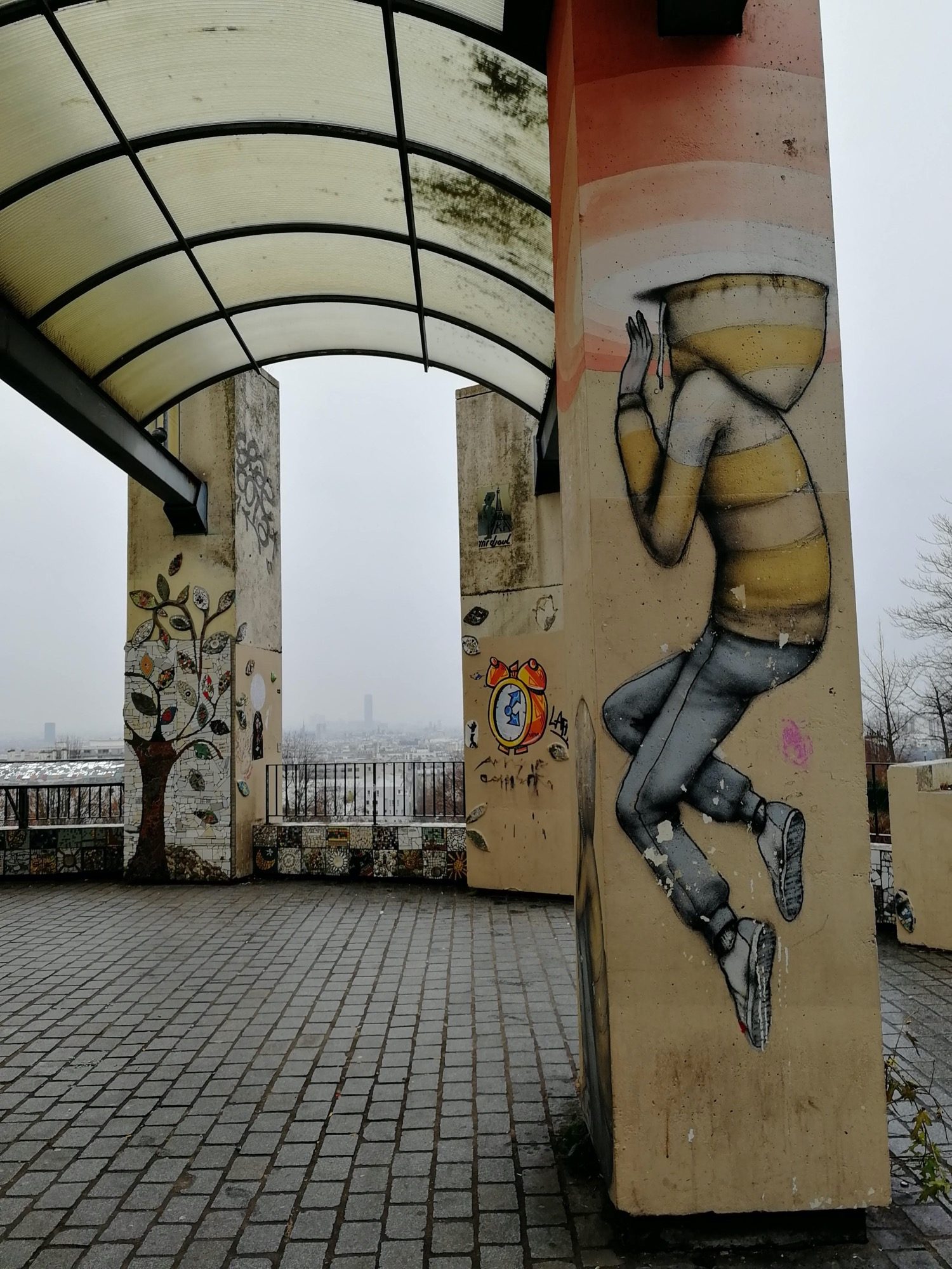 Seth Character, Rue Piat — Street art by Seth in Paris