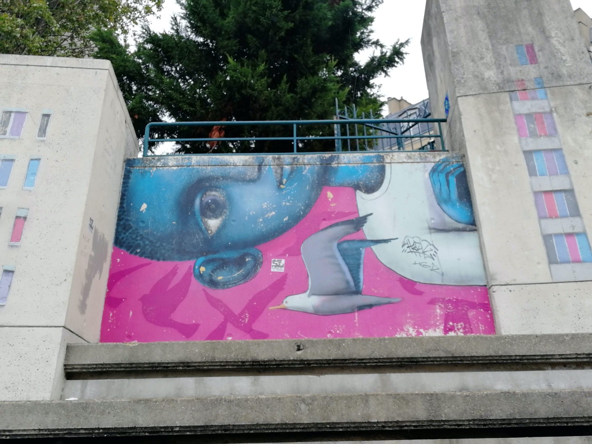 Child in the Sky by Seth — Street art by Seth in Paris