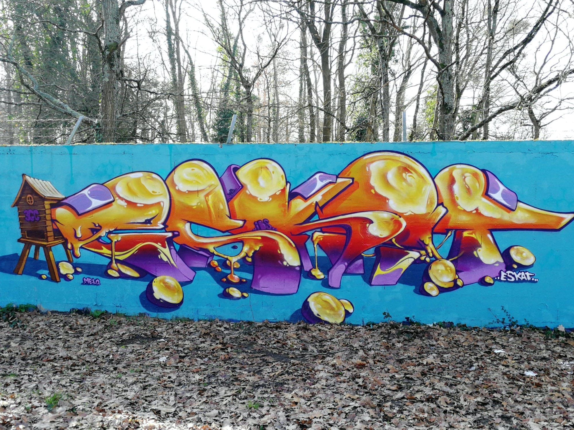 Bzzzzzz — Street art de Eskat à Nantes