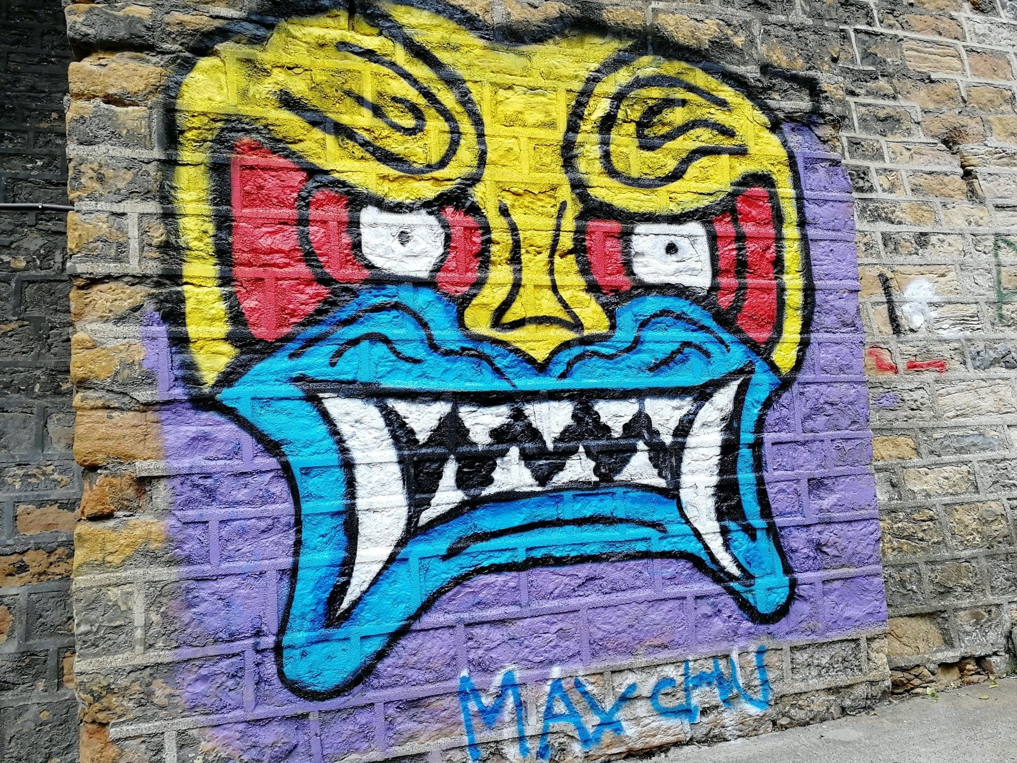 Monstre cartoon de Maxou — Street art à Lyon