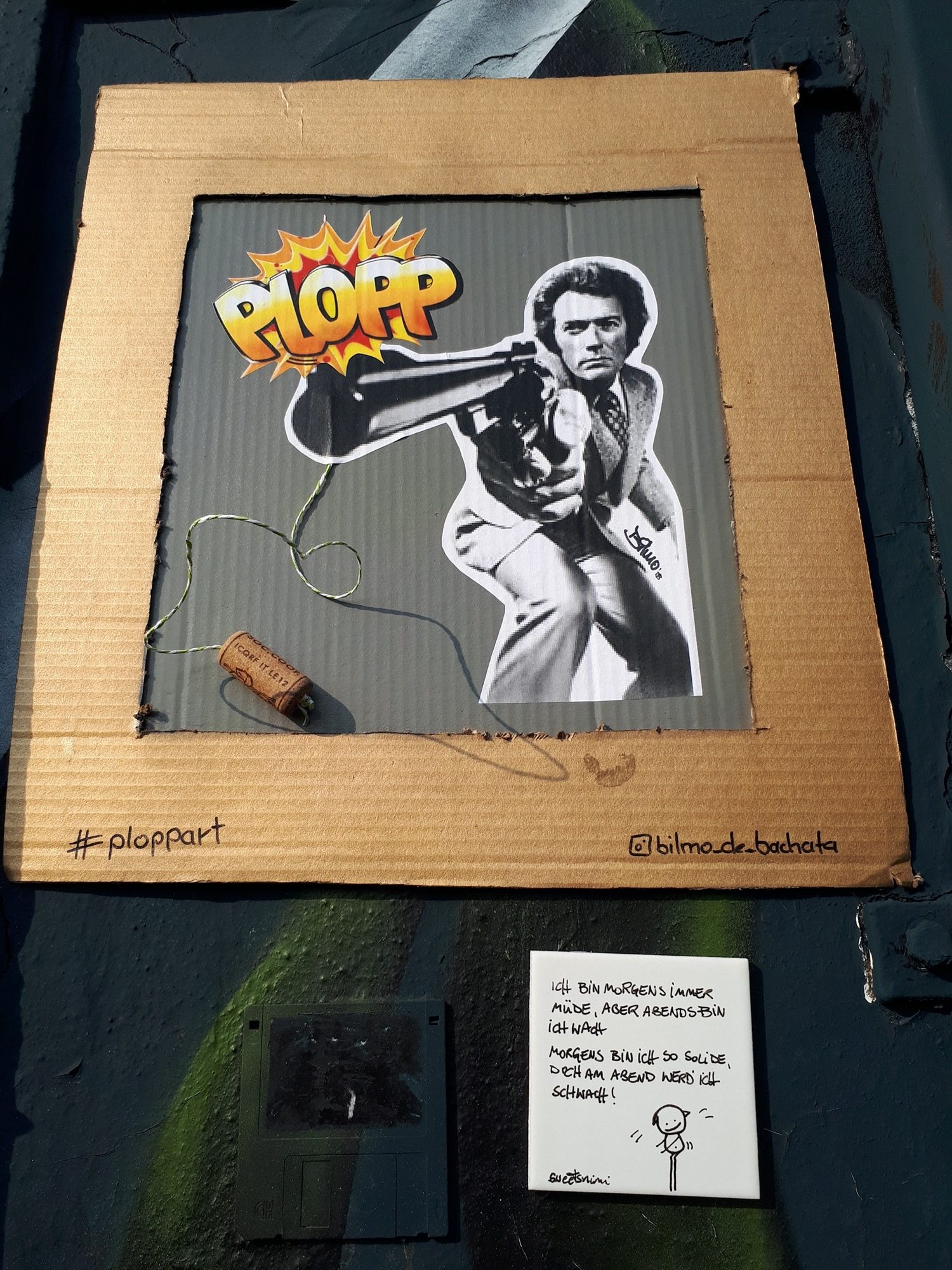 Ploppart — Street art by Bilmo in Köln